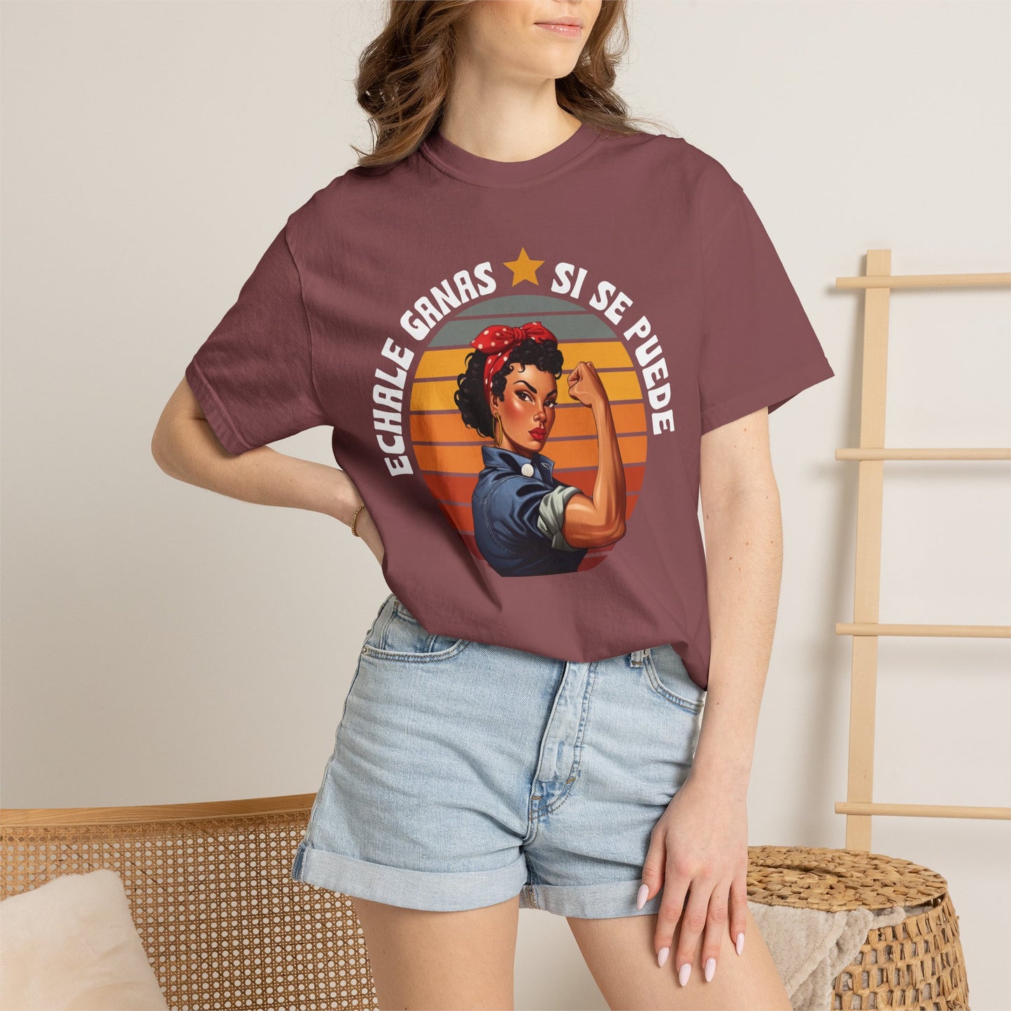 Echale Ganas Shirt, Si Se Puede Latina Empowerment Shirt,  Dolores Huerta Cesar Chavez, Strong Latina Feminist Tee