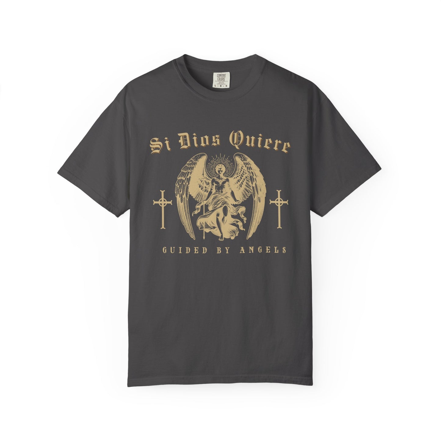 Si Dios Quiere Shirt |  Chicano Streetwear Tee | Latino Graphic Tee | Camisa Cristiana | Comfort Colors T Shirt