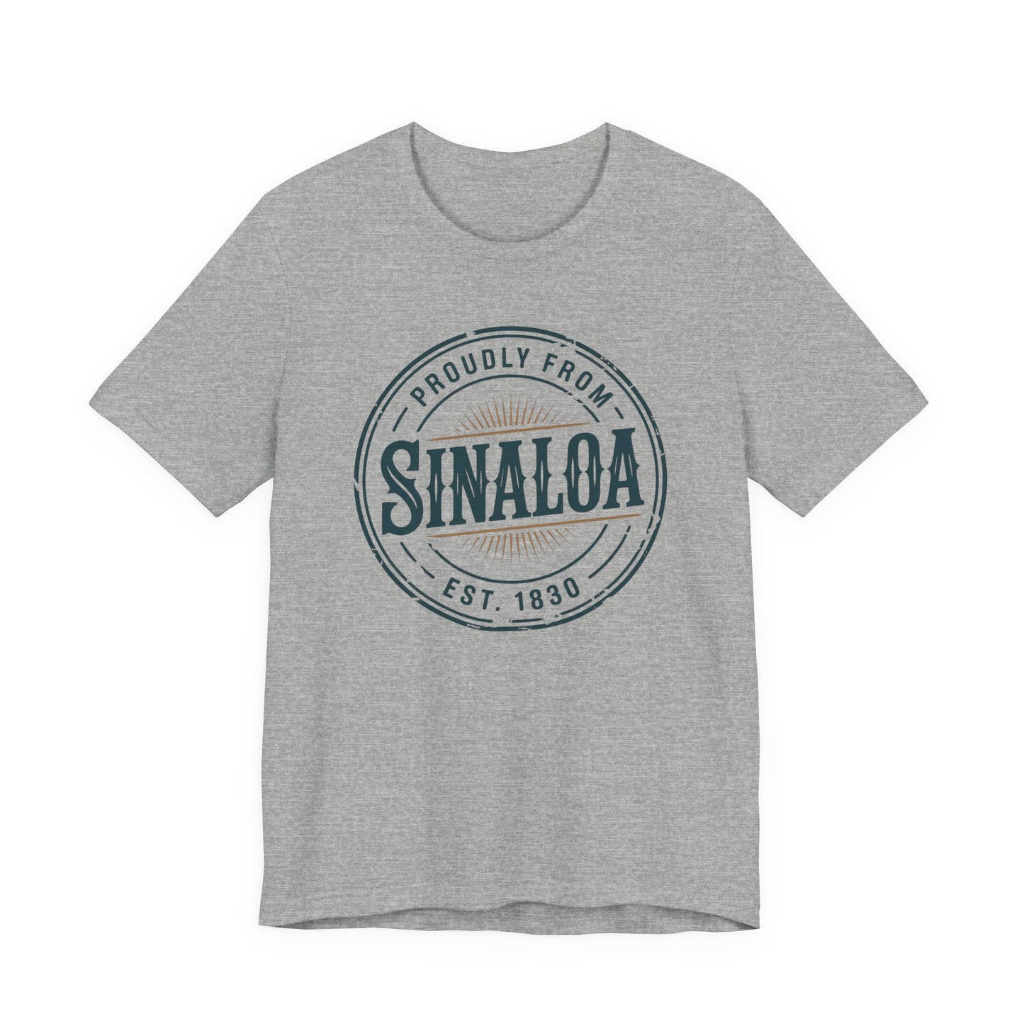 Sinaloa T-Shirt - Mexican Heritage Pride Tee, Sinaloa Orgullo Shirt, Mexico State Gift, Regional Mexican Clothing
