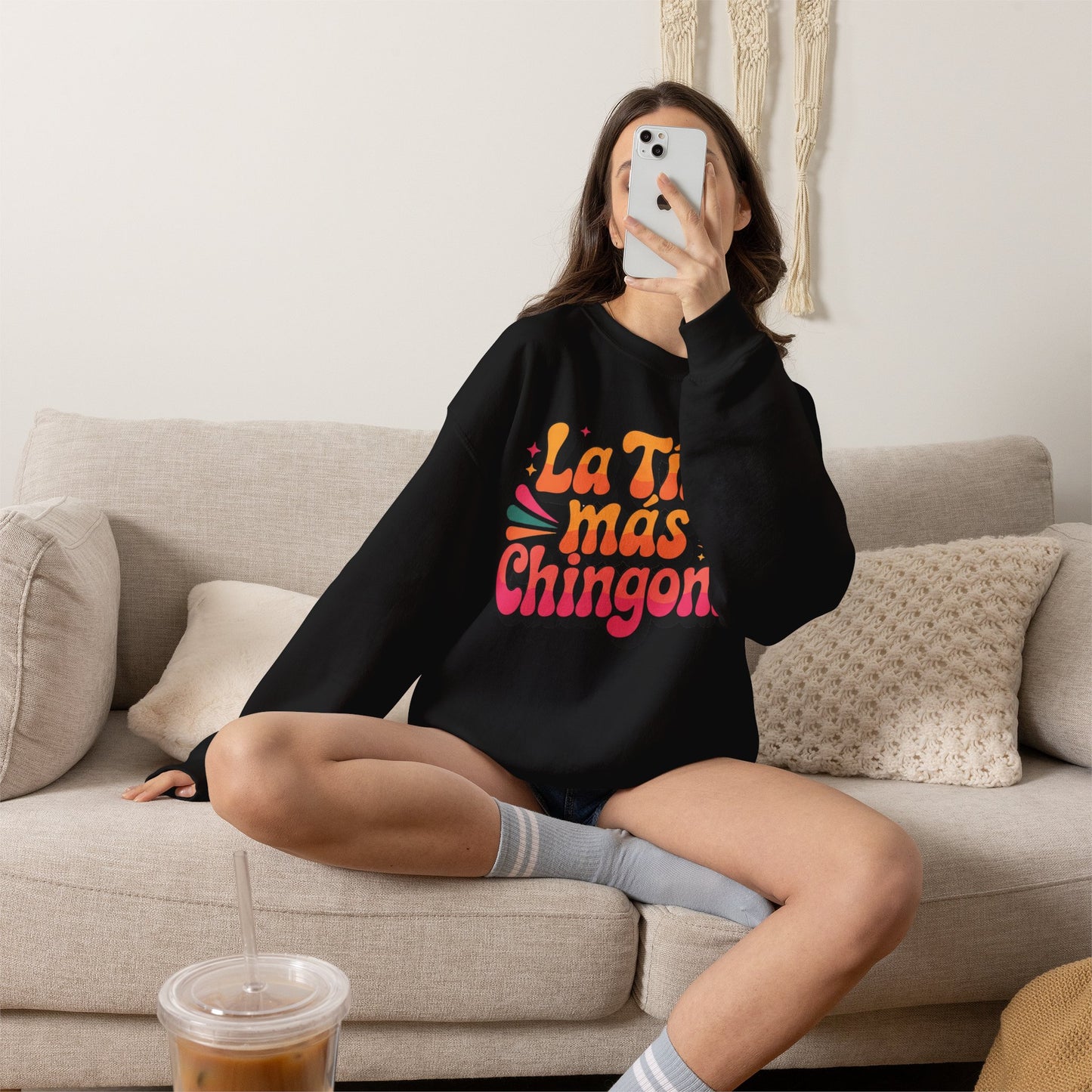 Tia Sweatshirt - Best Tia Ever Regalo Gift - Proud Tia Vida Pullover - Latino Family Gift - Mi Tia Favorita Sweater