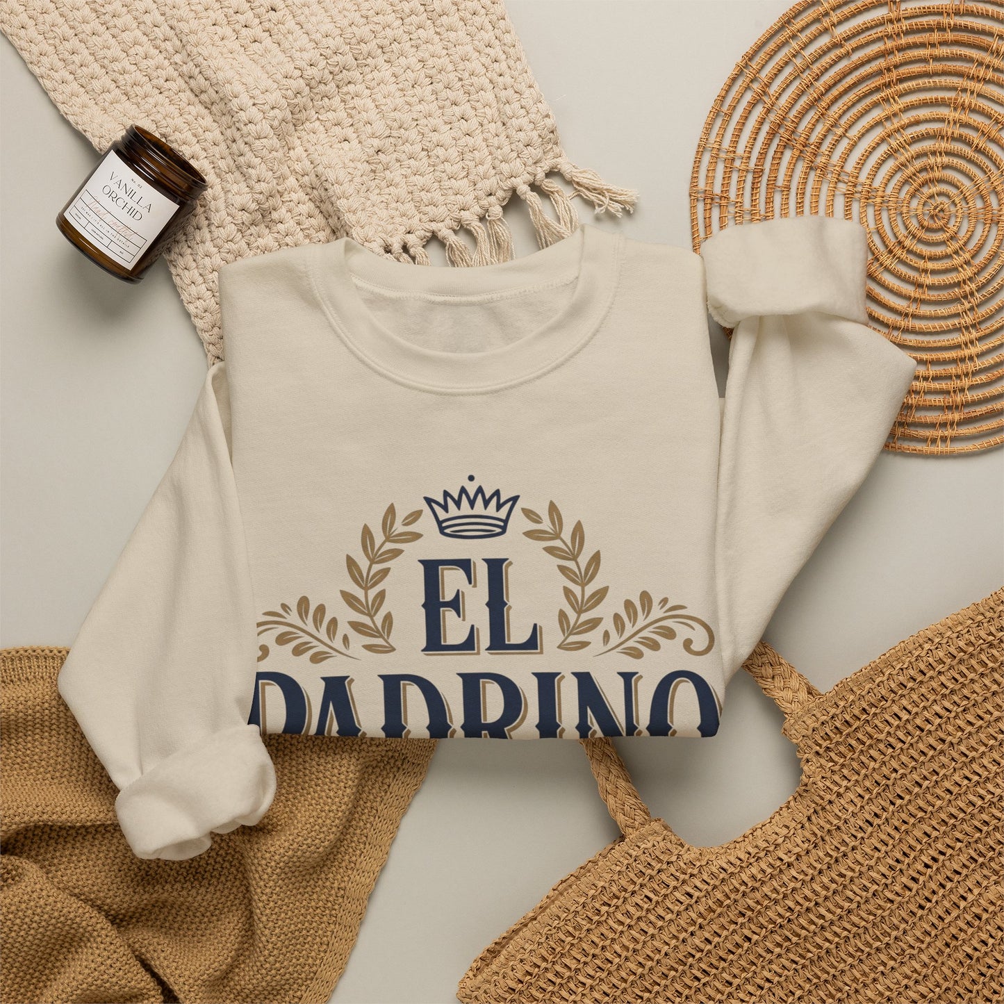 El Padrino Sweatshirt - Latino Godfather Gift - Hispanic Family Shirt - Padrino Regalo - Spanish Family Apparel
