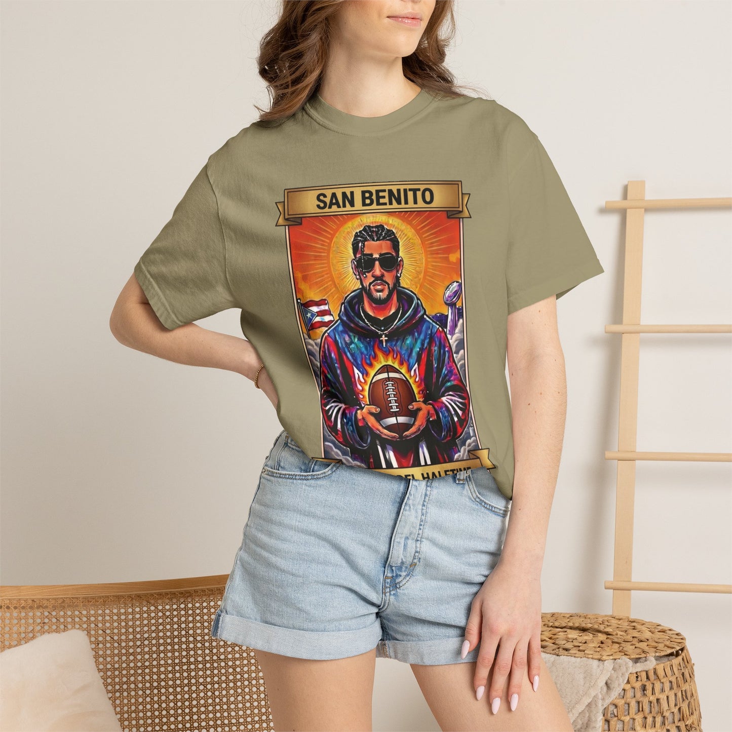 Benito Bowl Shirt, Puerto Rico Tee, San Benito Halftime Show Shirt, Team Benito Gift, Boricua Unisex Graphic Tee