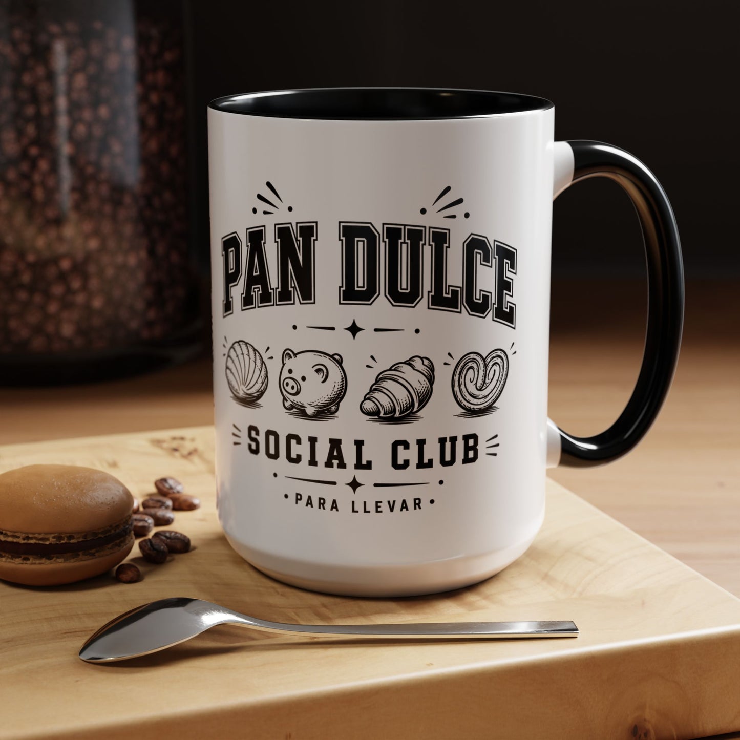 Pan Dulce Mug - Latino Foods Coffee Cup - Regalos Para Mujer - Mexican Sweet Bread Gift - Latina Pride Kitchen Decor