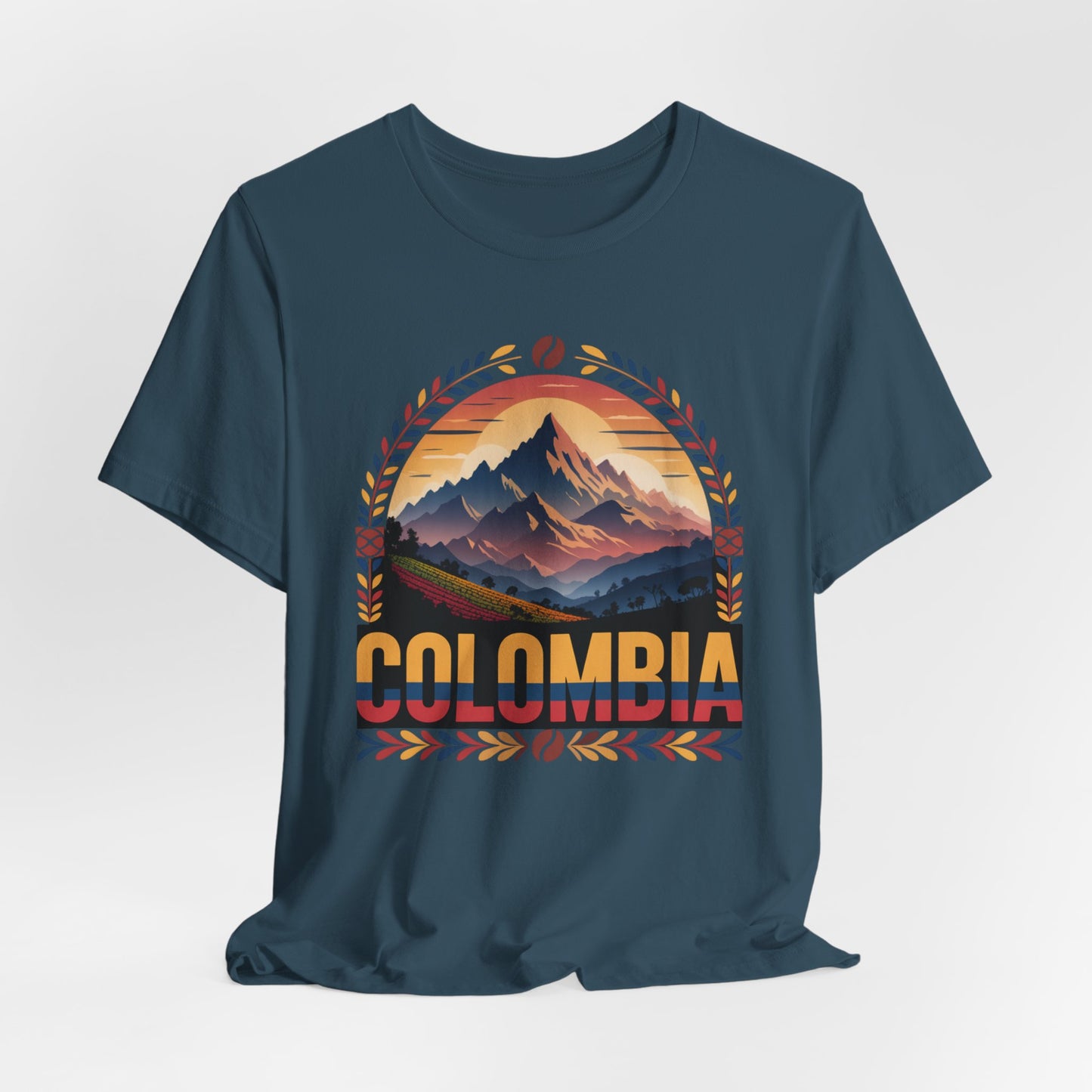 Colombia T-Shirt - Colombian Heritage Pride Tee - Orgullo Colombiano Gift - Mi Colombia Shirt - Hispanic Pride Apparel