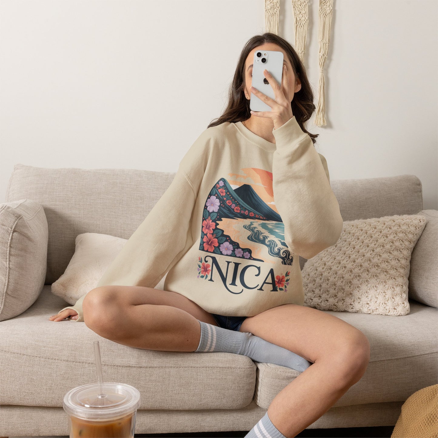 Nicaragua Sweatshirt — Nica Pride Heritage Pullover (view 12 of 13)