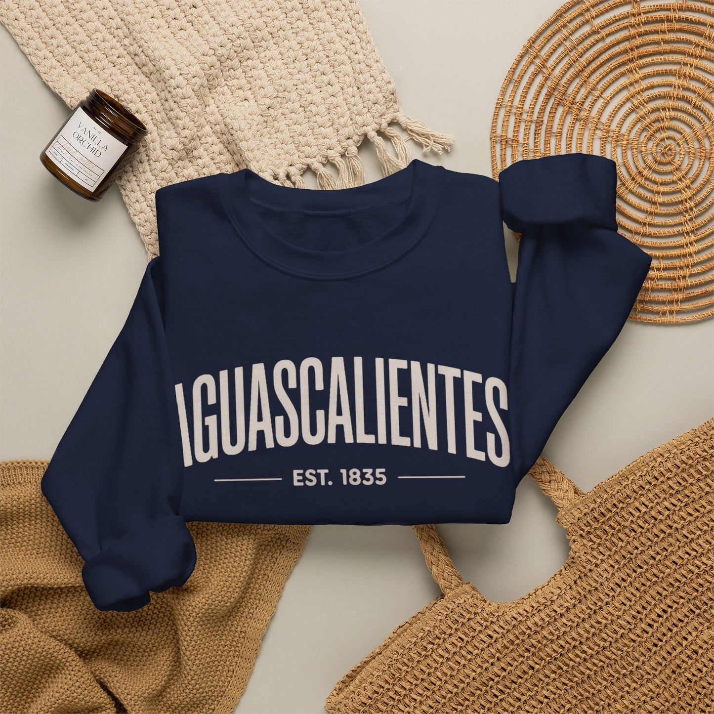 Aguascalientes Sweatshirt - Mexican State Pride Pullover - AGS Mexico Gift - Orgullo Mexicano Hispanic Heritage Wear