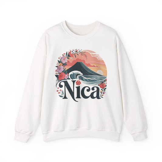 Nicaragua Sweatshirt - Nica Pride Gift - Pinolero Shirt - Nicaragua Flag - Central American Heritage - Nicaraguense Regalo