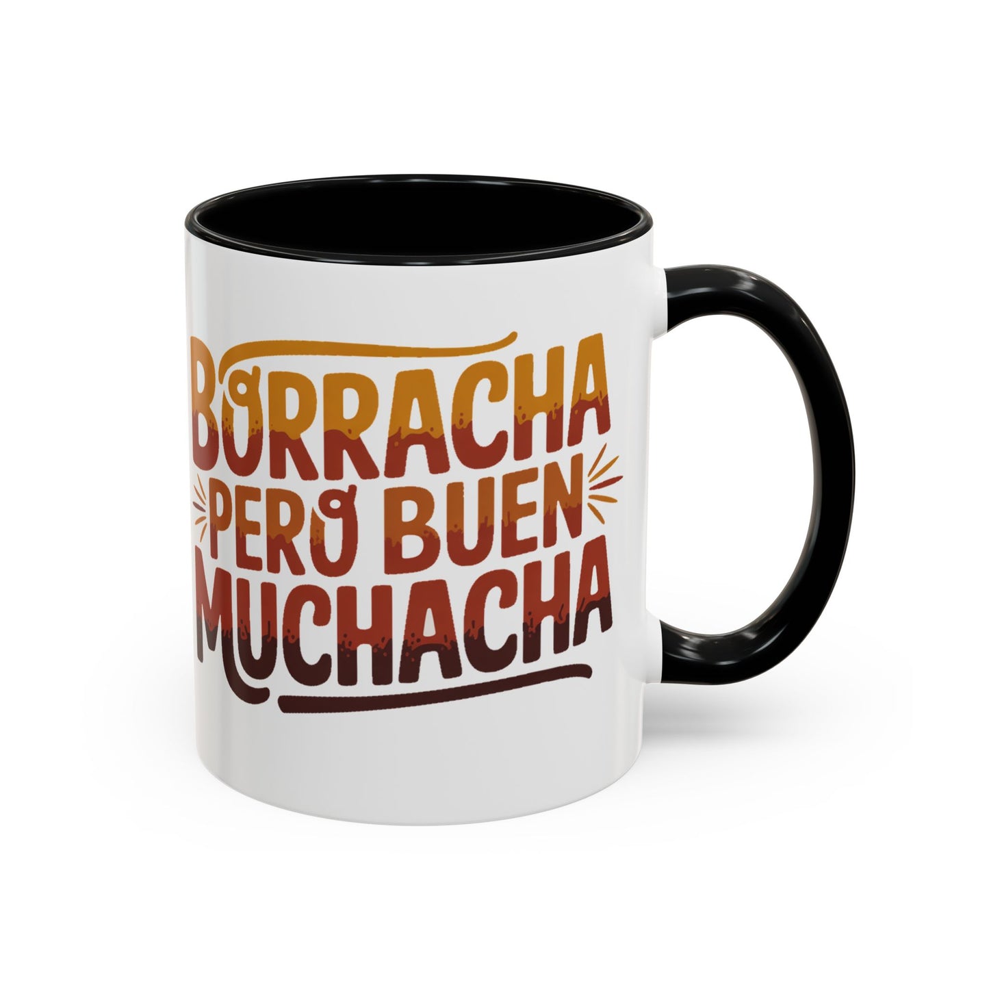 Borracha Mug - Funny Spanish Coffee Cup - Latino Heritage Gift - Latina Humor Bestie Present
