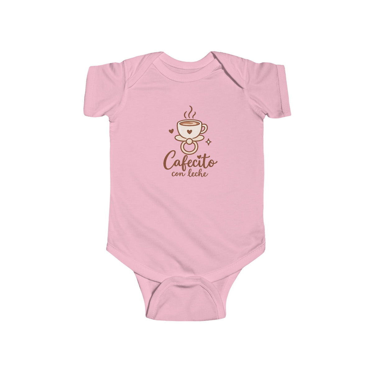 Cafecito con Leche Onesie - Mexican Baby Bodysuit - Funny Latino Baby Shower Gift - Cafecito Infant One Piece