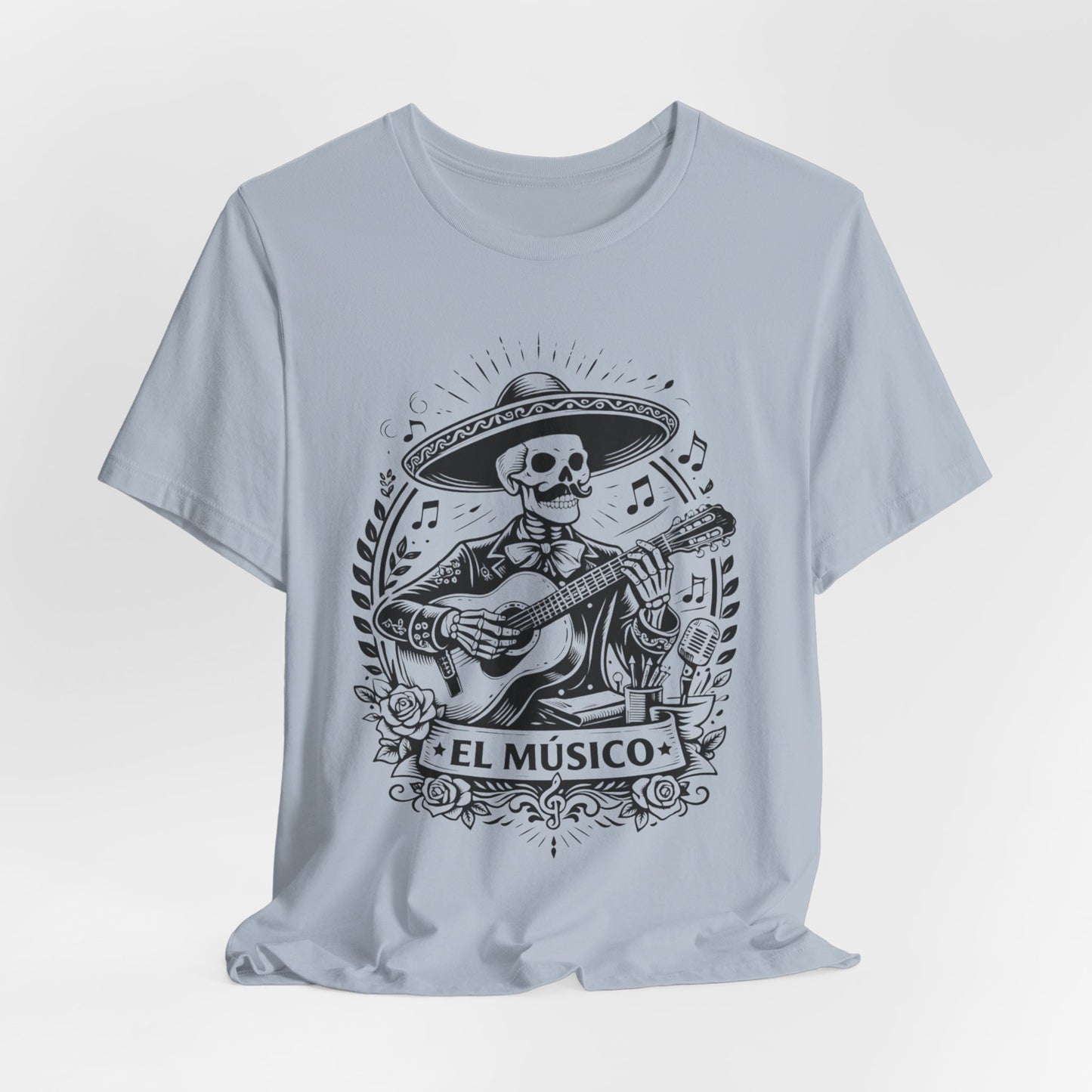 El Musico T-Shirt - Latino Musician Tee - Hispanic Pride Music Lover Gift - Cultura Latina Shirt - Musico Regalo