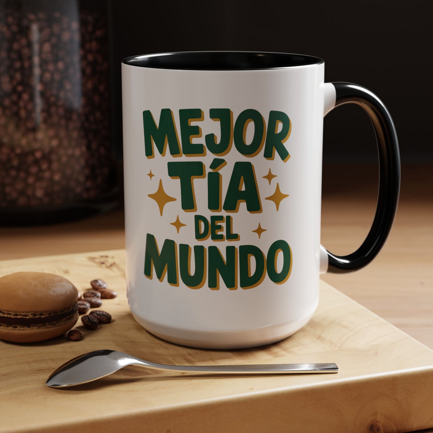 Mejor Tia Del Mundo Mug - Best Tía Ever Coffee Cup Gift for Hispanic Aunt - Tía Querida - Latino Family Gift - Proud Tía Bonita