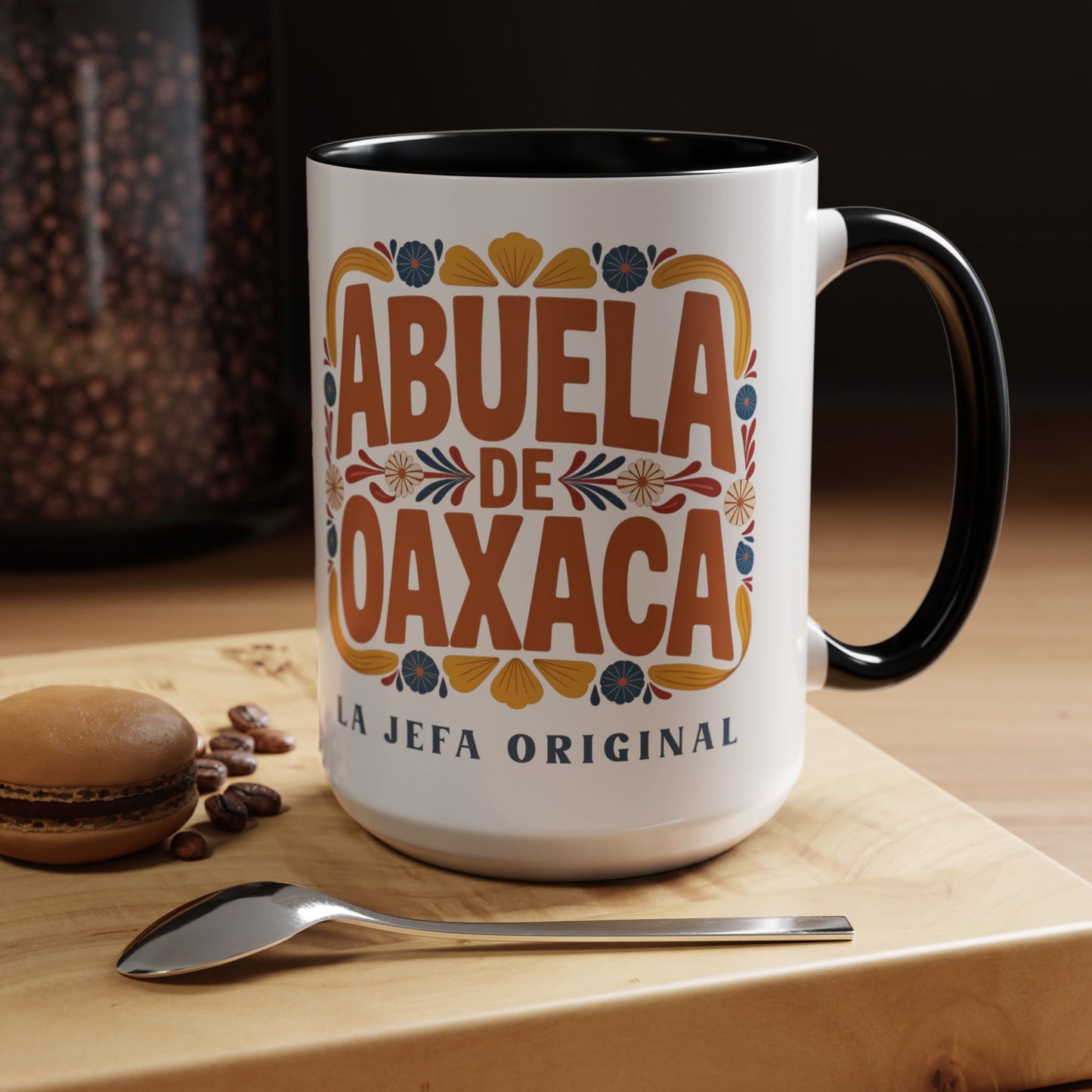 Abuela de Oaxaca Mug - Mejor Abuelita Coffee Cup Gift for Hispanic Grandma | Latino Family Gift | Abuela Love Mug