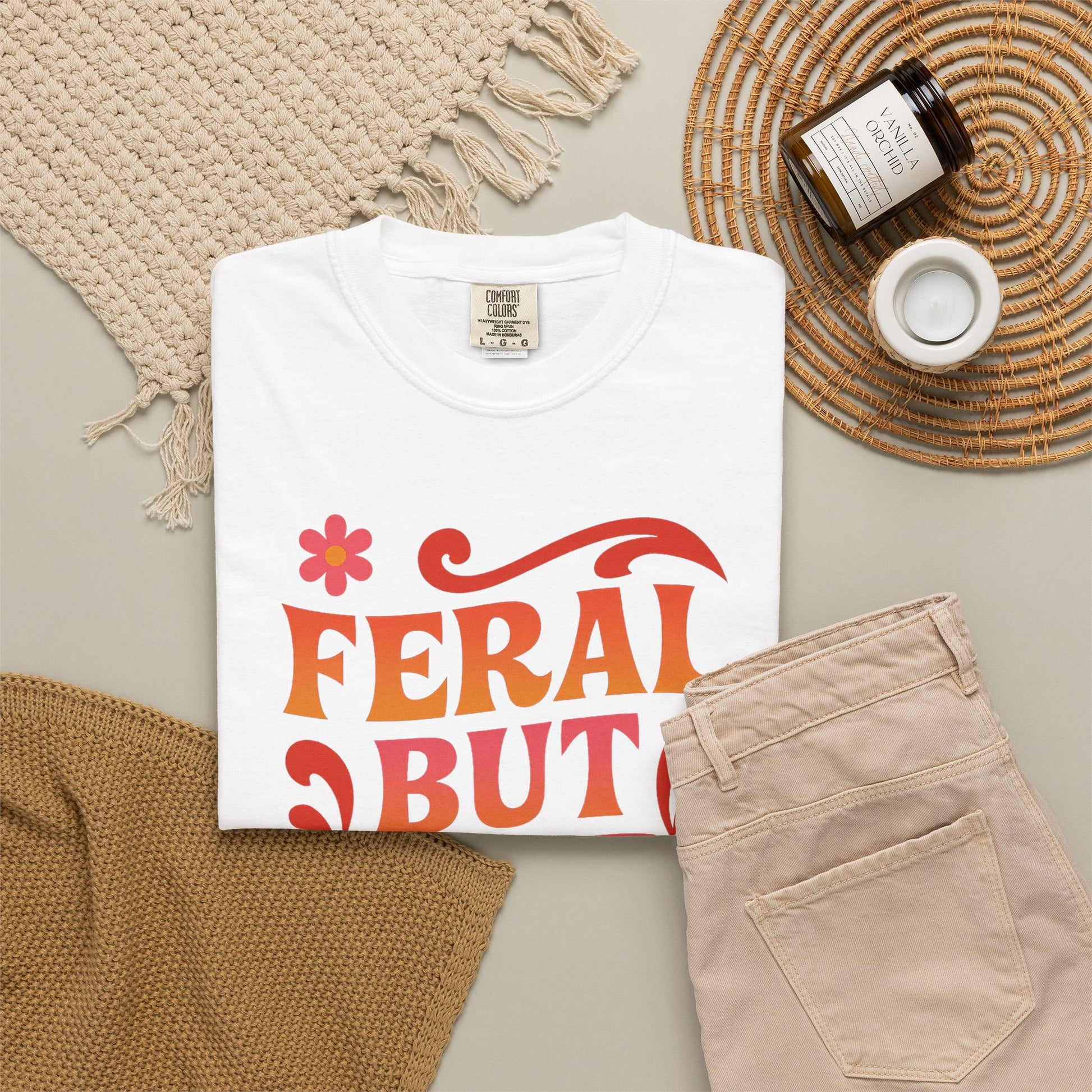 Feral but Fine Shirt T-Shirt — Feminist Tee (view 8 of 16)