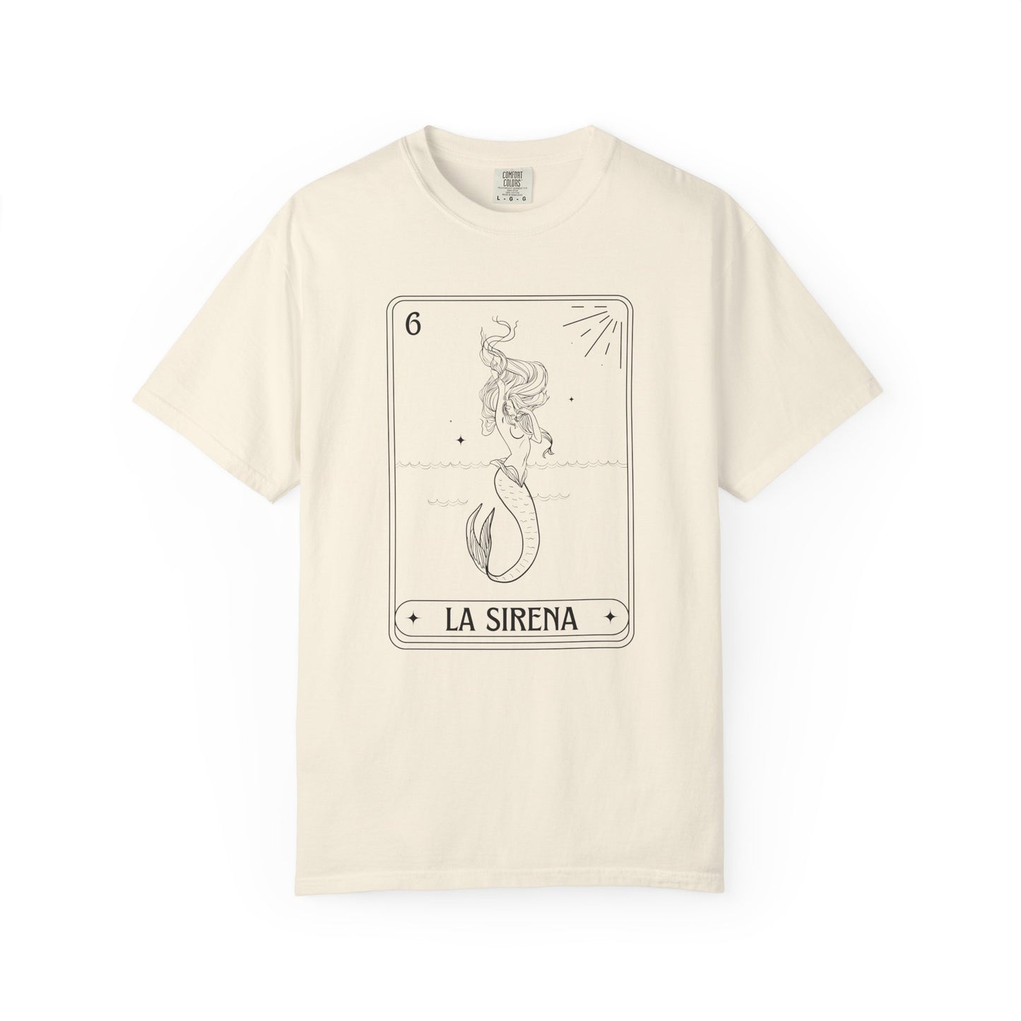 La Sirena Loteria Shirt | Comfort Colors , Strong Woman Latina Empowerment , Feminist Shirt, Gift for Her , Mexican Shirt , Latina Shirt