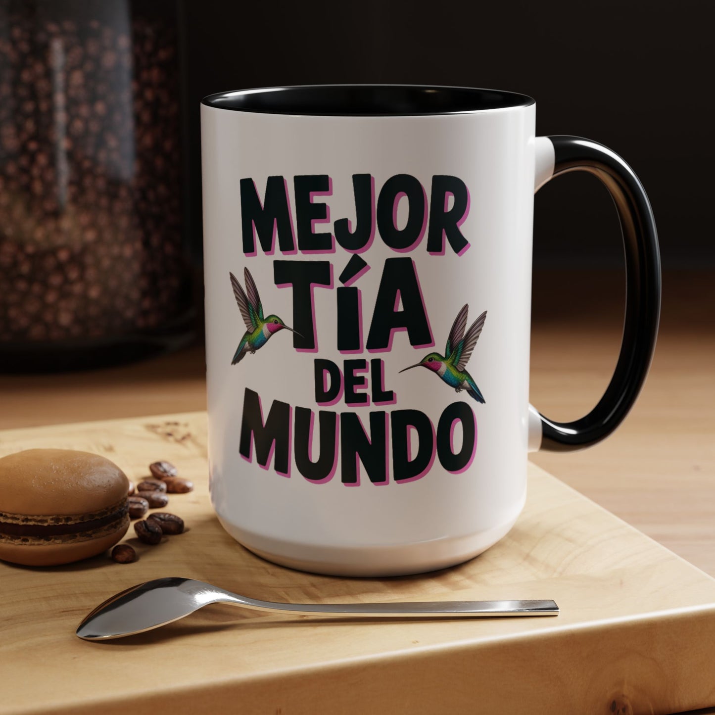 Tía Mug - Best Tía Ever Coffee Cup - Latino Family Gift - Hispanic Tía Regalo - Proud Tía Vida Mug - Tía Birthday Gift