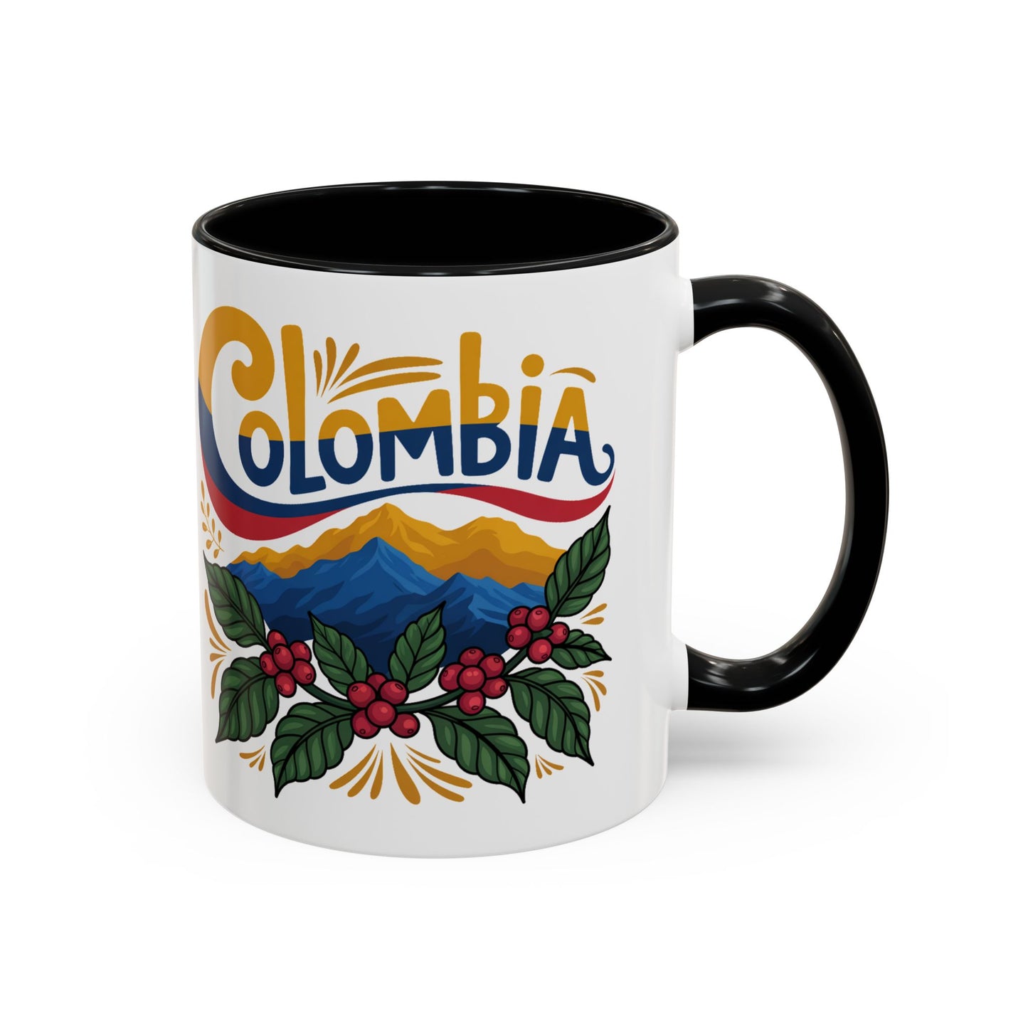 Colombia Mug - Colombian Pride Coffee Cup, Orgullo Colombiano Gift, Hispanic Heritage Patria Querida Cafe
