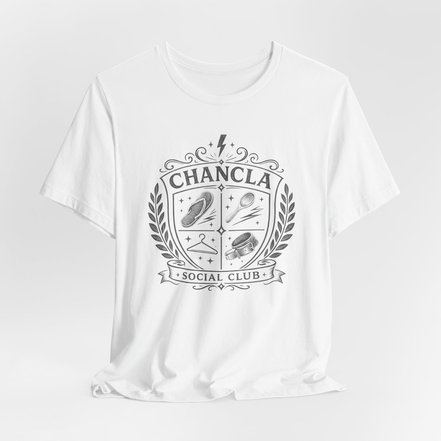 Comadre Energy T-Shirt - Chancla Power Latina Gift - Funny Spanish Shirt for Her - Regalos para Mujer
