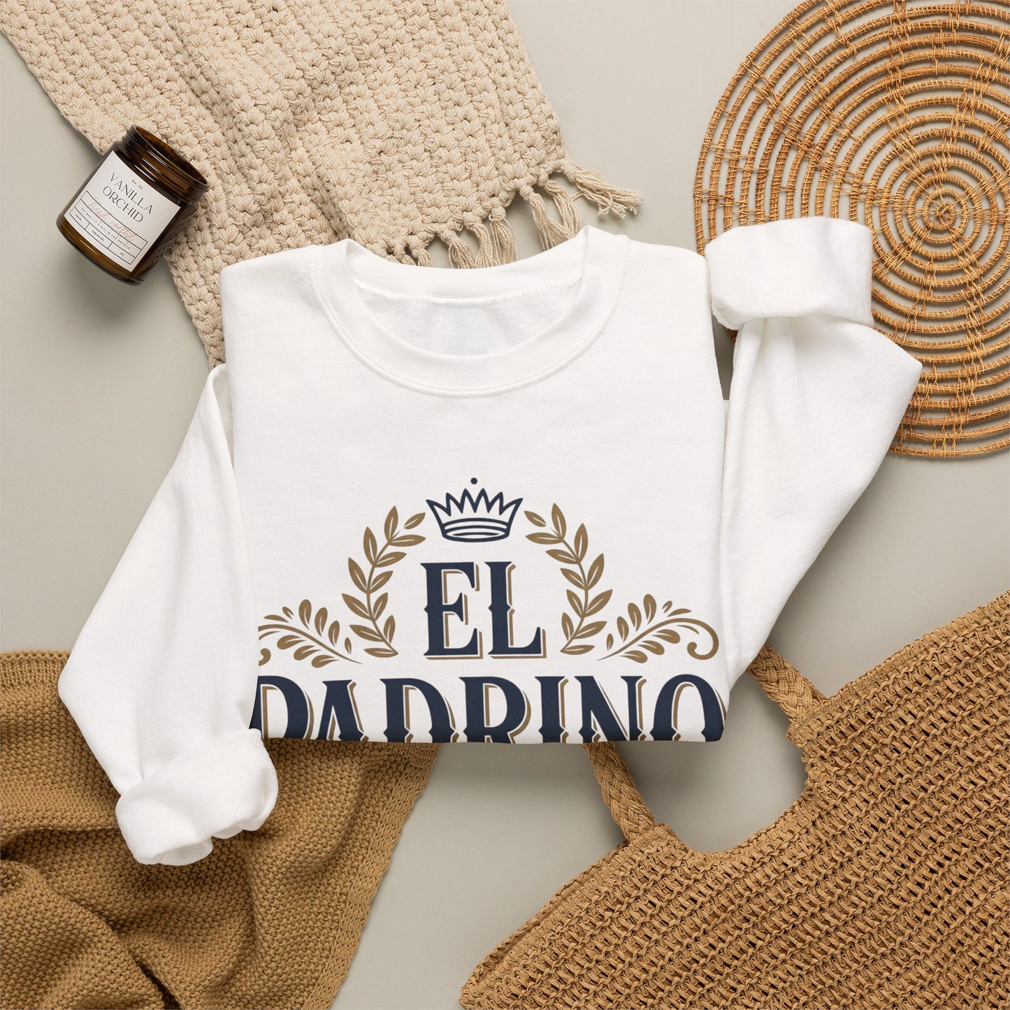 El Padrino Sweatshirt - Latino Godfather Gift - Hispanic Family Shirt - Padrino Regalo - Spanish Family Apparel