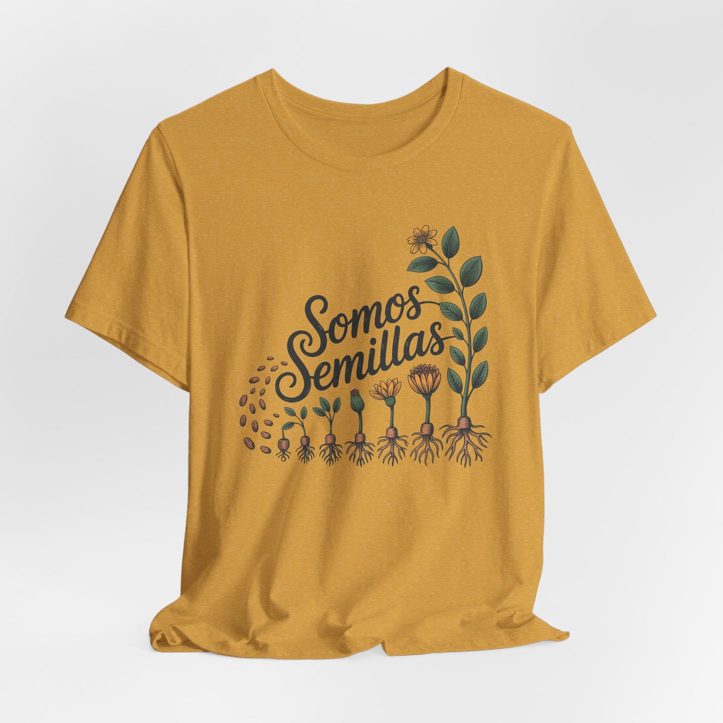 Somos Semillas T-Shirt | Latino Heritage Tee | Hispanic Culture Gift | Latinx Apparel | Somos Fuertes Shirt