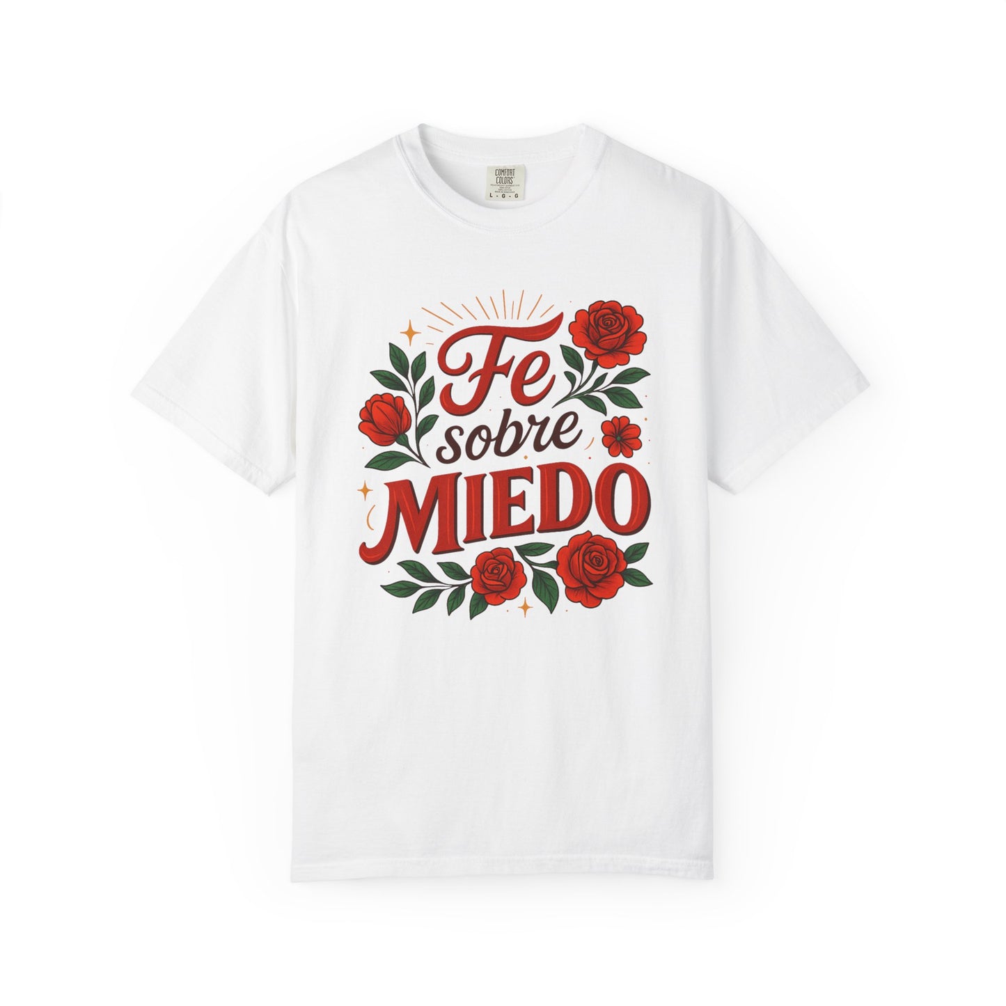 Fe Sobre Miedo Shirt | Camisa Christiana | Latina Graphic Tee |