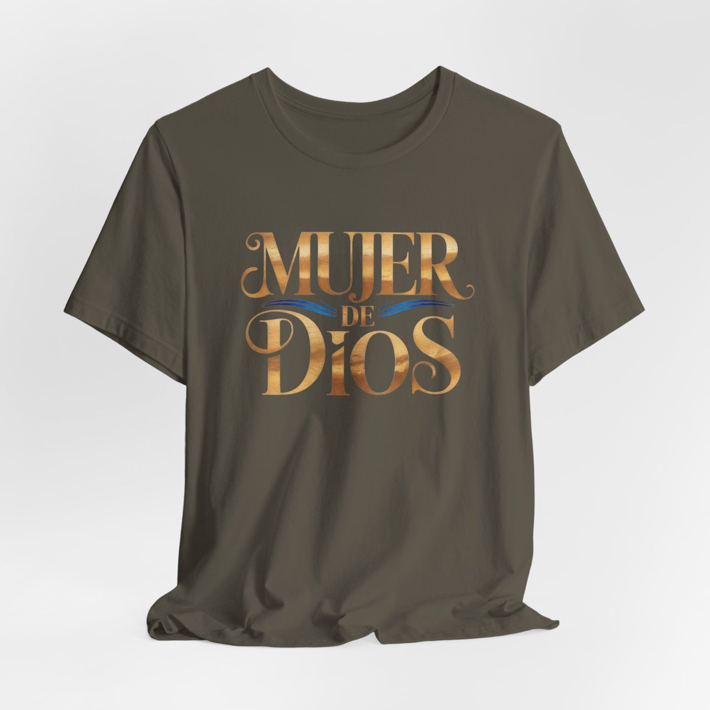 Mujer de Dios T-Shirt - Christian Latina Faith Tee - Catholic Gift - Spanish Religious Shirt - Mujer Cristiana