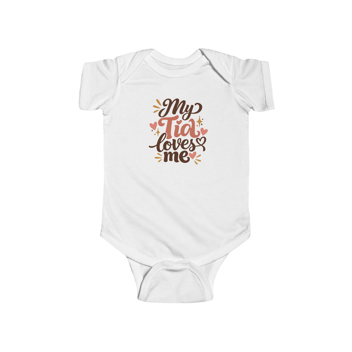 My Tia Loves Me Onesie - Mexican Baby Bodysuit - Tia Gift Baby Shower - Cute Latina Tia Infant One Piece