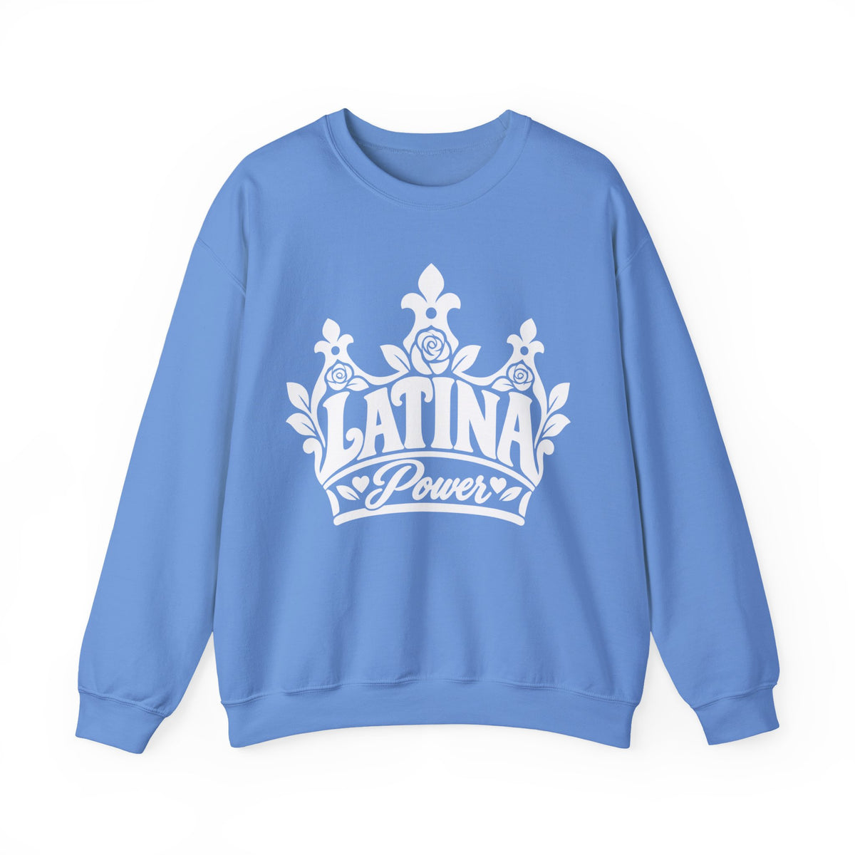Latina Power Crown Sweatshirt - Mexican Latina Pride Sweater - Latina Gift Crewneck - Reina Corona Spanish Women