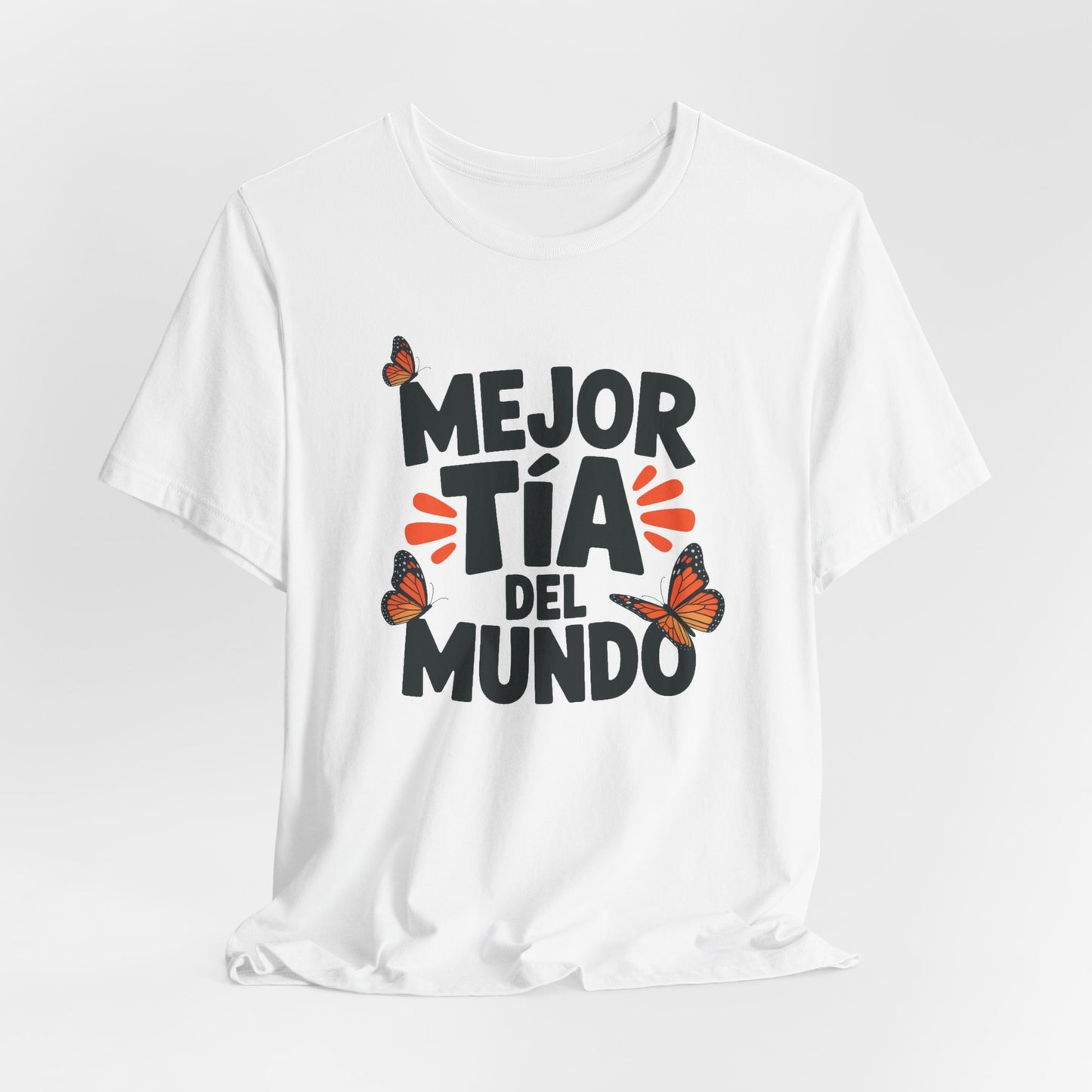 Mejor Tia Del Mundo T-Shirt | Proud Tia Gift | Latino Family Tee | Best Tia Ever Shirt | Tia Birthday Regalo