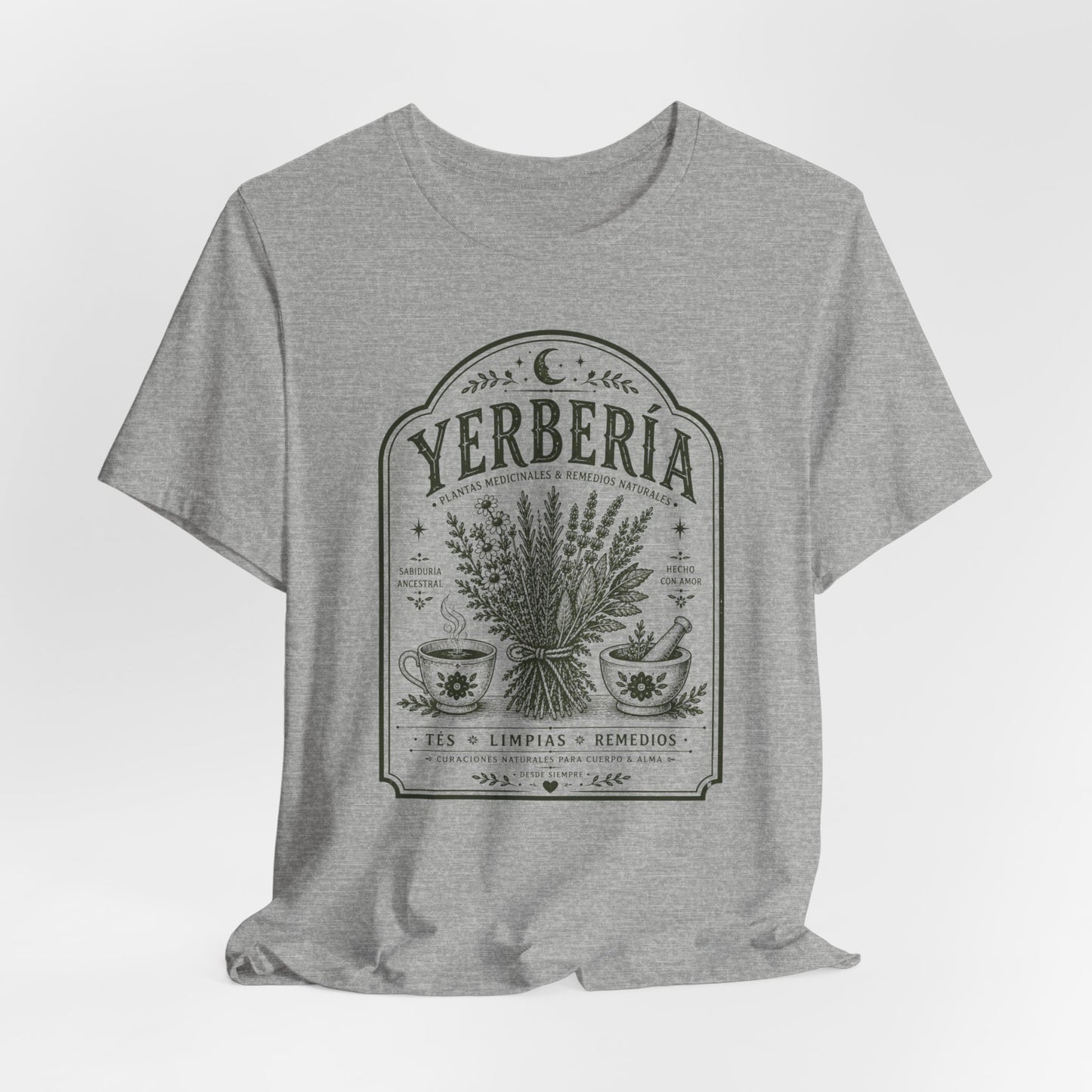 Yerberia T-Shirt - Latina Witch Tee, Spanish Gift for Her, Mystical Latina Pride Shirt, Regalos Para Mujer