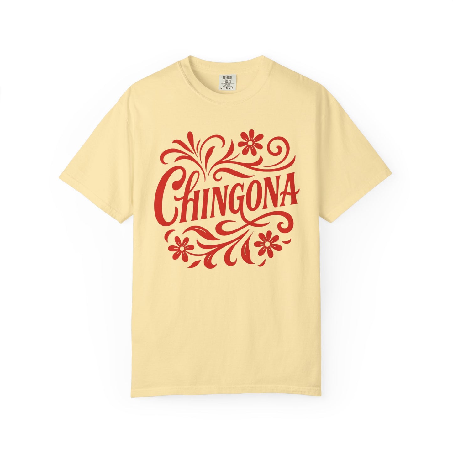 Red Floral Chingona Shirt | Soy Chingona T-Shirt | Latina Empowerment | Mexican Pride Tee | Latina Gift | Latina Owned Shop