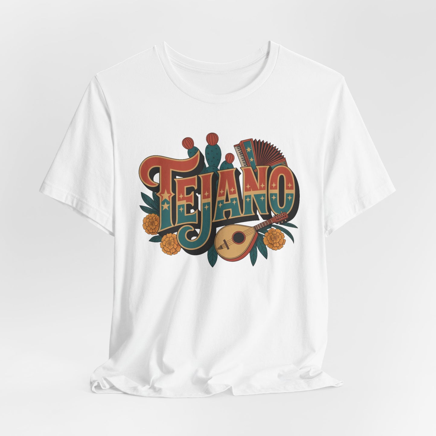 Tejano T-Shirt - Orgulloso Tejano Pride Tee - Texas Mexican Heritage Gift - Latino Culture Shirt - Tex Mex Style