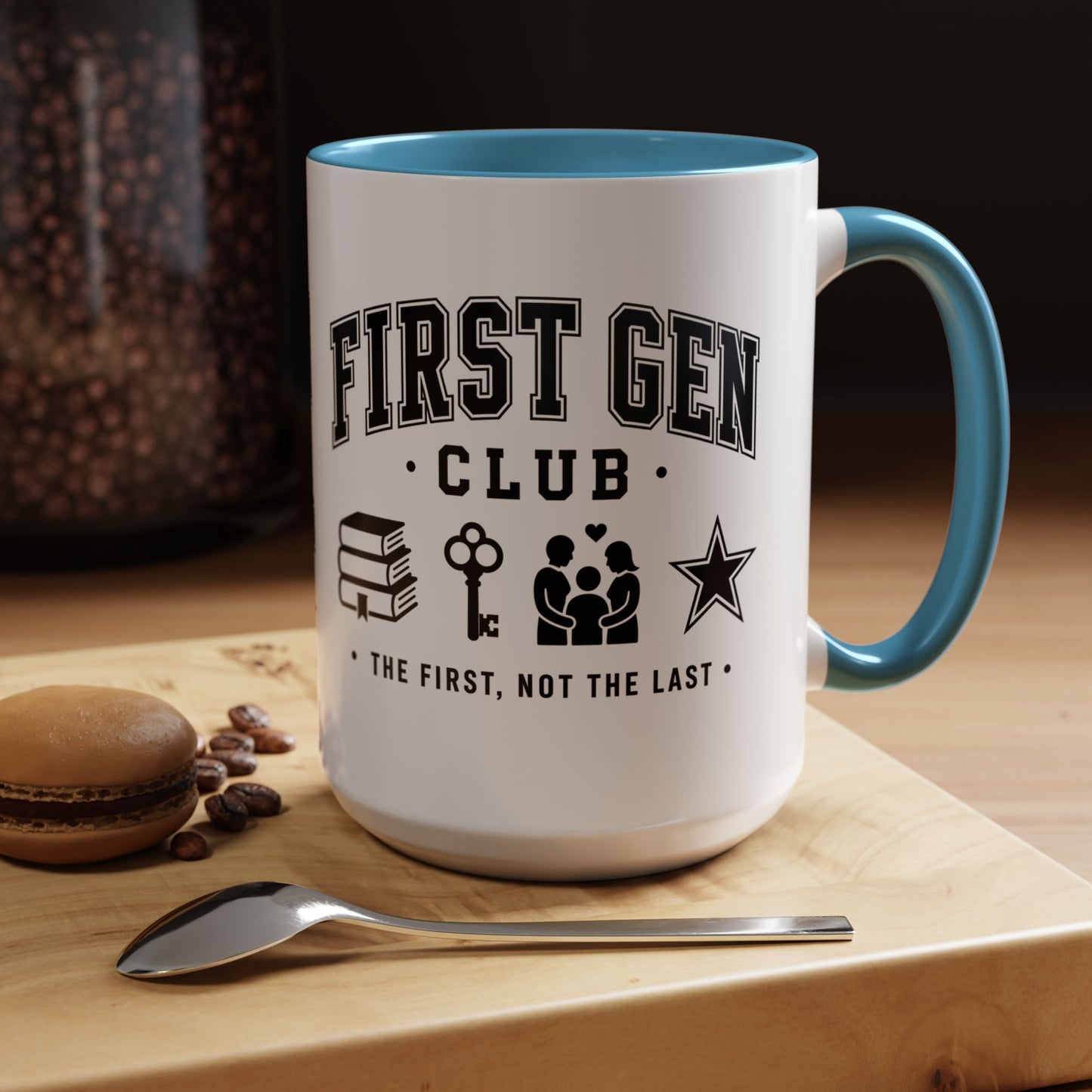First Generation Latina Graduation Mug - Career Success Gift - Hija de Inmigrantes Pride Cup - Regalos para Mujer Graduación