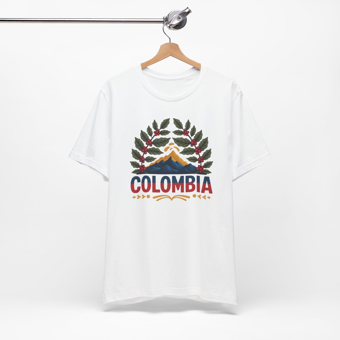 Colombia T-Shirt - Colombian Heritage Tee - Orgullo Colombiano Gift - Hispanic Pride Shirt - Colombia Flag Tee