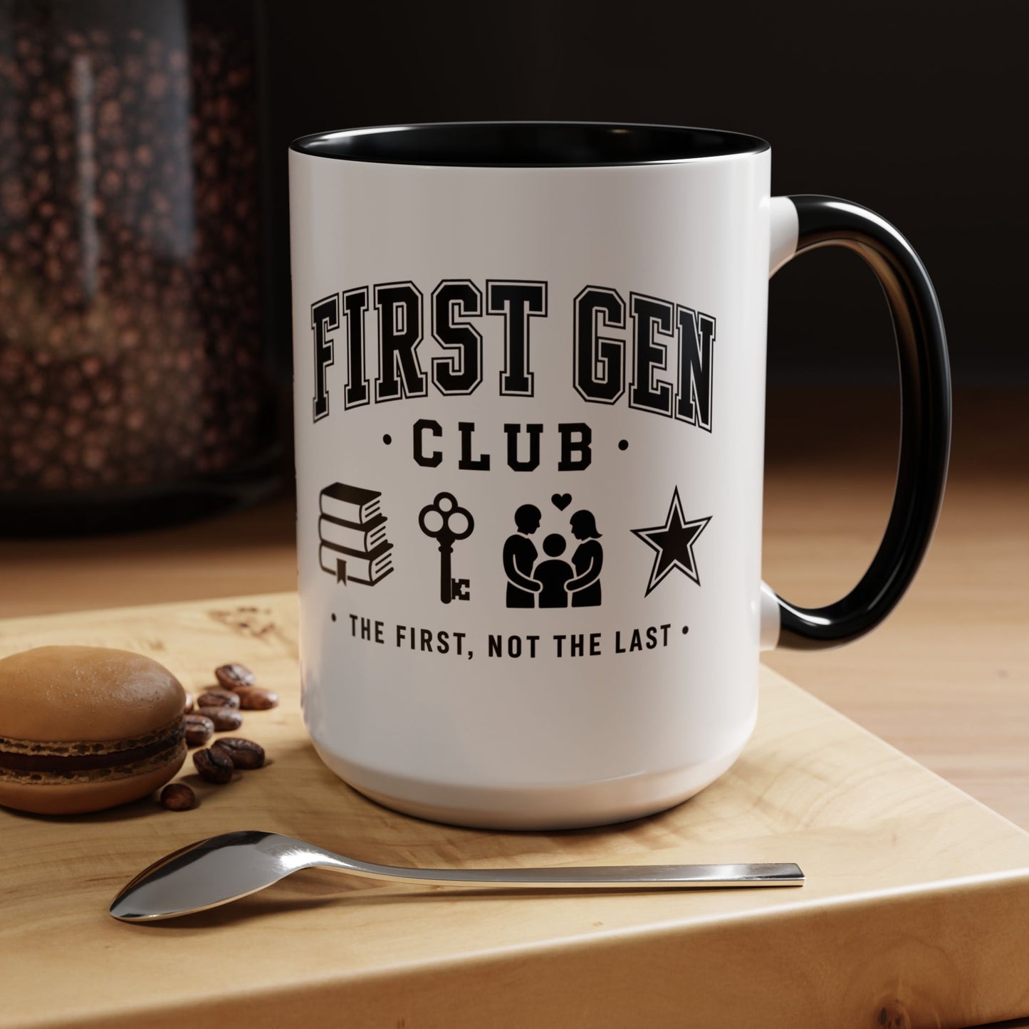 First Generation Latina Graduation Mug - Career Success Gift - Hija de Inmigrantes Pride Cup - Regalos para Mujer Graduación
