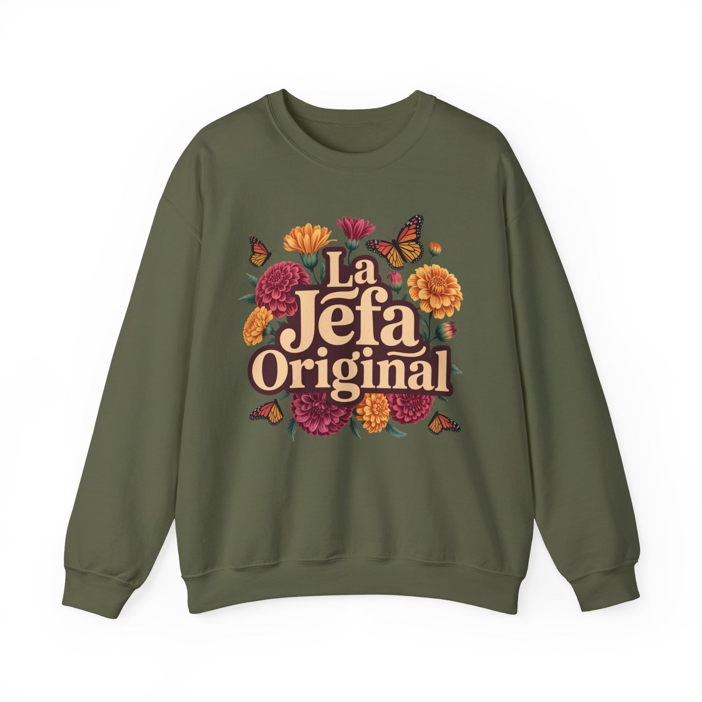 La Jefa Sweatshirt - Latina Boss Babe Gift - Mujer Fuerte Empowerment Hoodie - Feminist Gift for Her - Latina Pride Wear