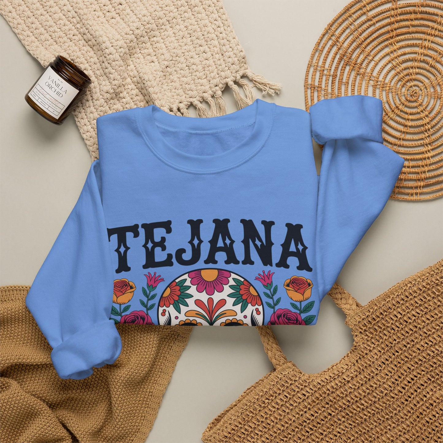 Tejana Sweatshirt - Texas Latina Pride Gift - Hispanic Heritage Sudadera - Tejana Cultura Hoodie - Latino American Pride