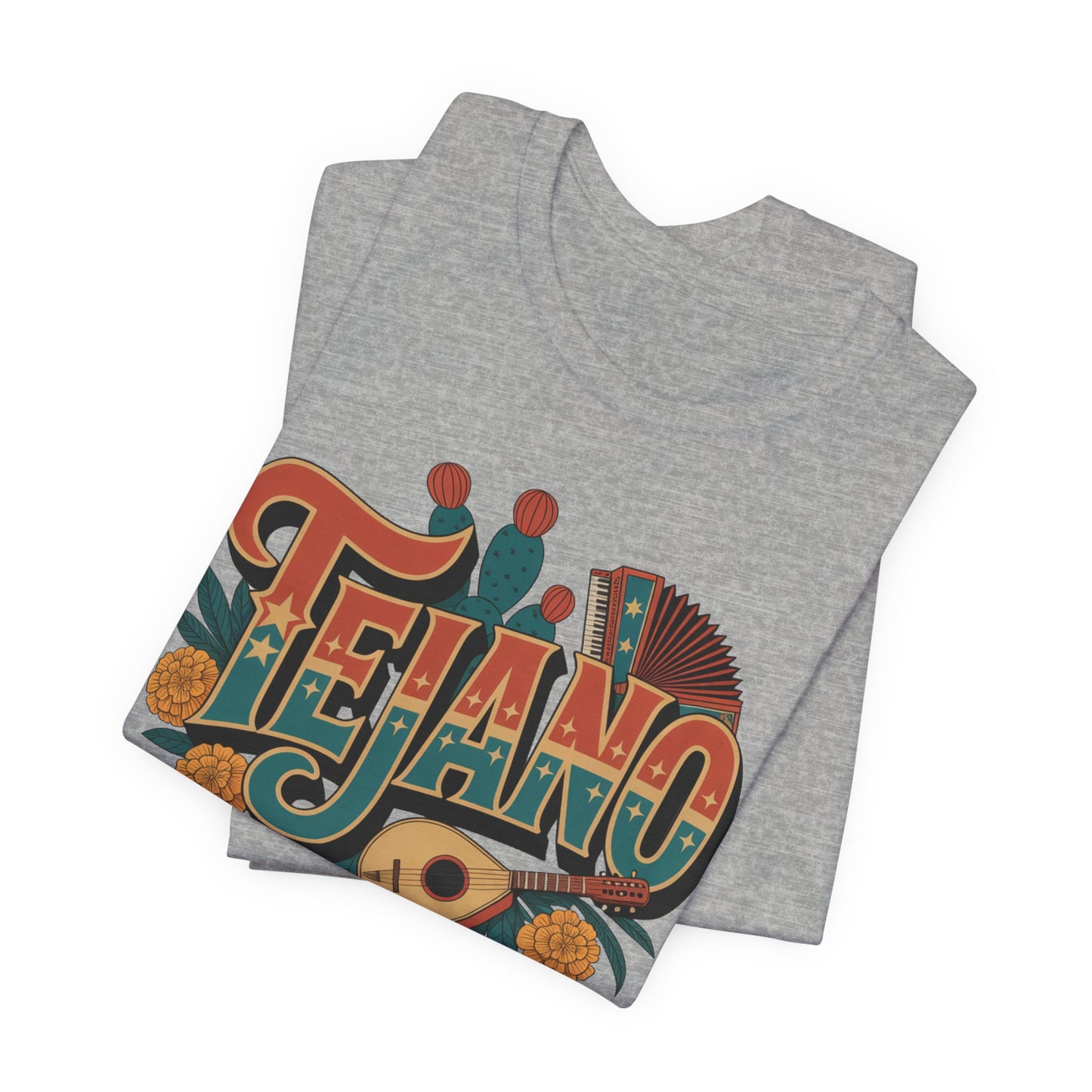 Tejano T-Shirt - Orgulloso Tejano Pride Tee - Texas Mexican Heritage Gift - Latino Culture Shirt - Tex Mex Style