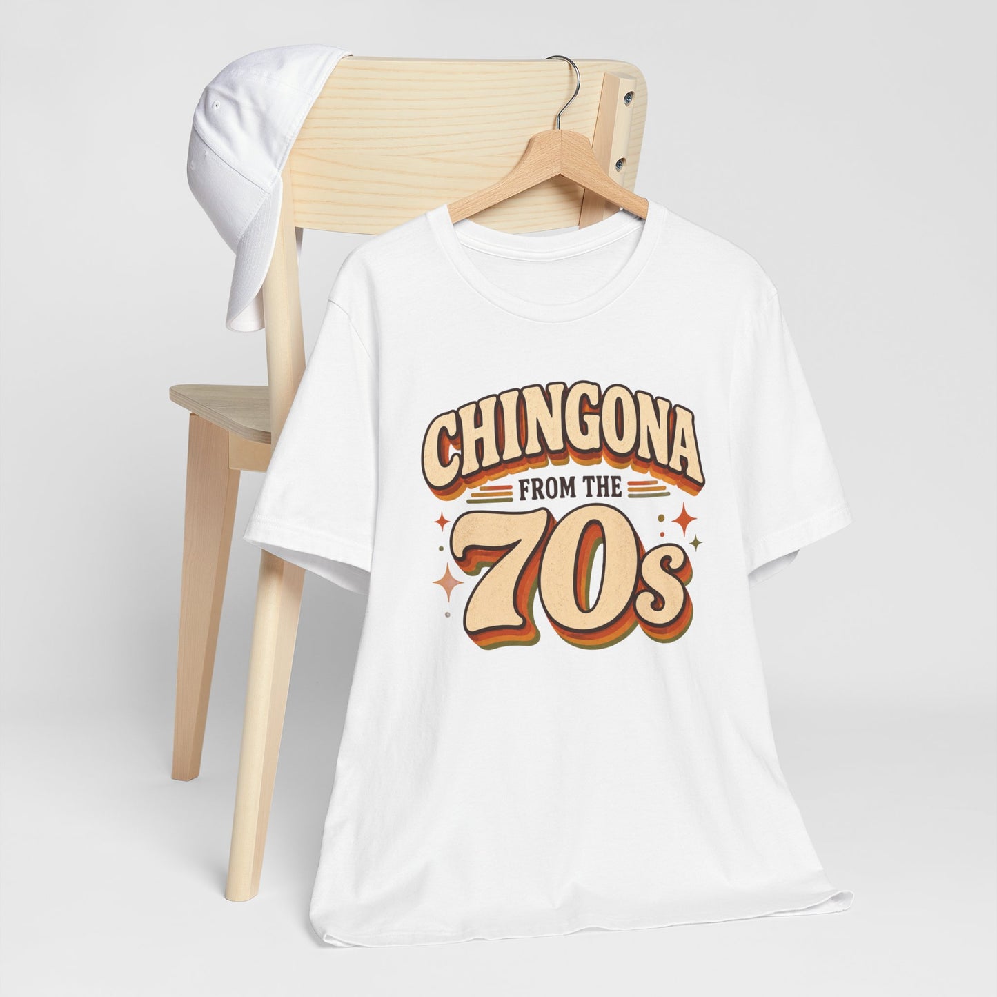 Chingona from the 70s T-Shirt - Latina Pride Shirt for Powerful Mujeres - Spanish Gift for Her - Empowerment Tee