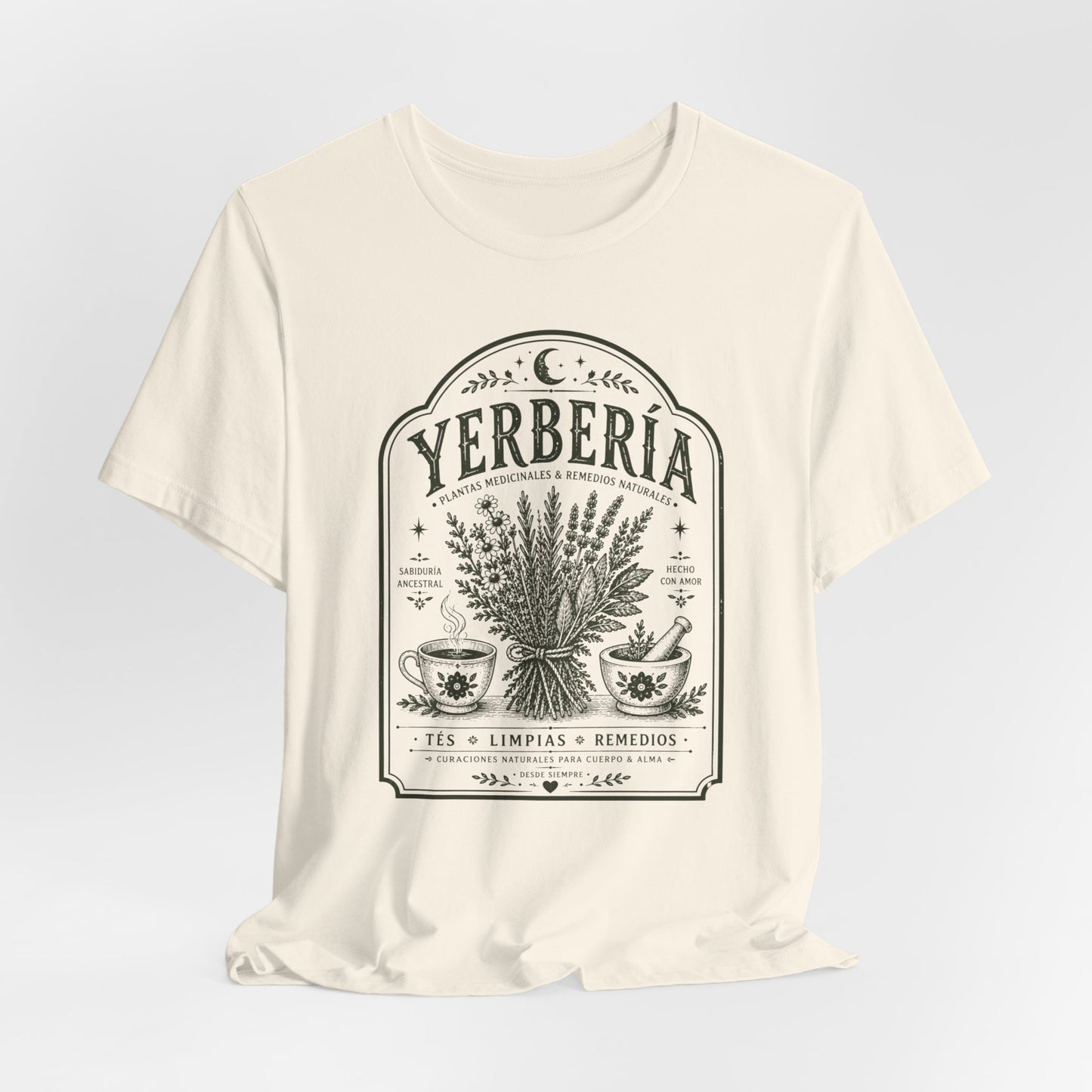 Yerberia T-Shirt - Latina Witch Tee, Spanish Gift for Her, Mystical Latina Pride Shirt, Regalos Para Mujer