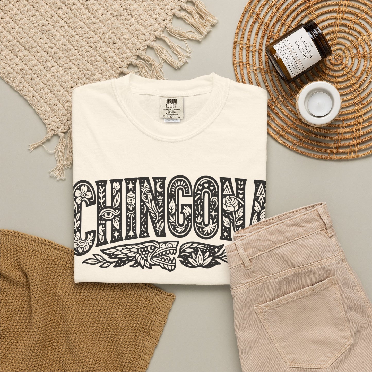 Mexican Art Chingona Shirt | Chingona AF Tee | Latina Shirt