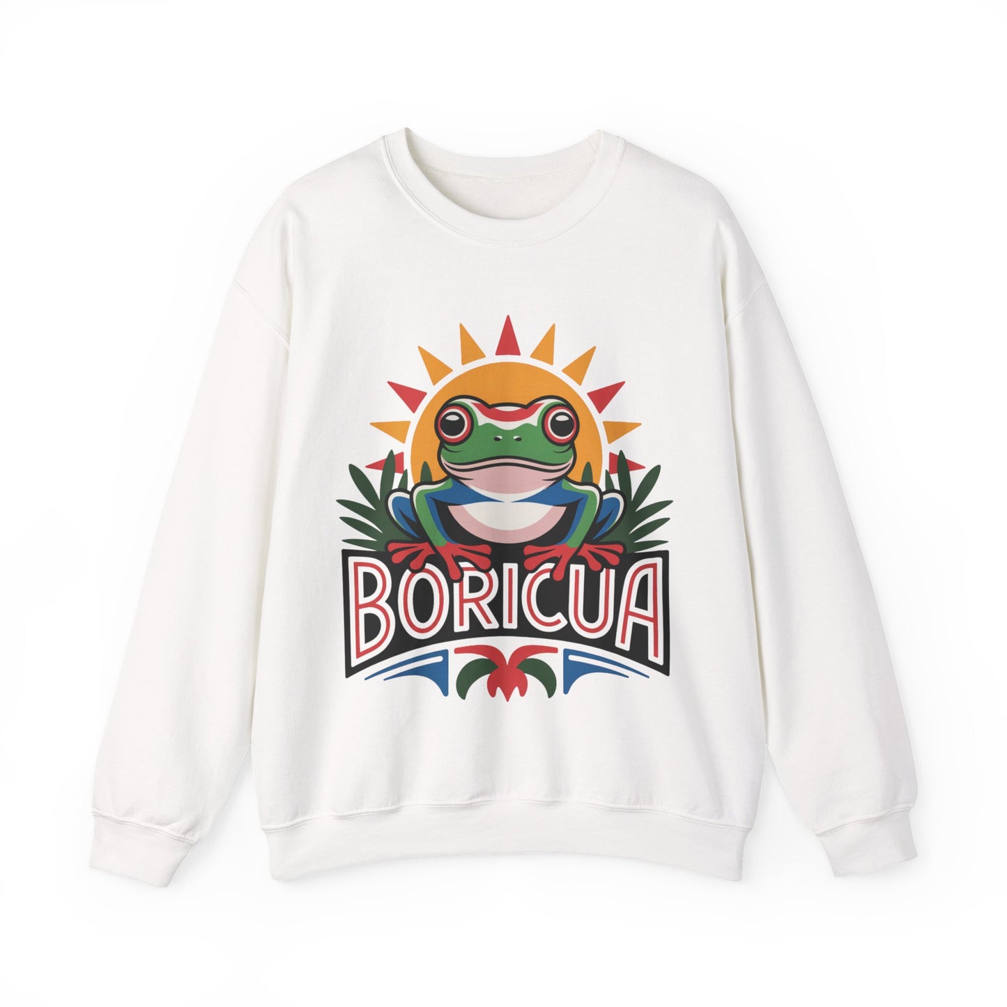 Boricua Sweatshirt - Puerto Rican Pride Gift - Borinquen Heritage Sudadera - Latino Hispanic Pride Wear