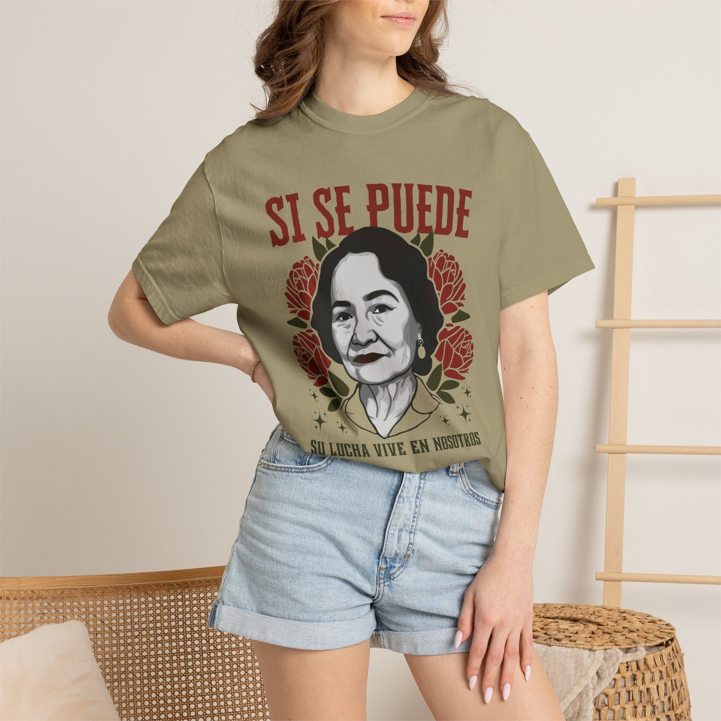 Si Se Puede Dolor Huerta T-Shirt | Huelga Civil Rights Tee | Unisex Shirt | Comfort Colors Farmworker Immigrant Shirt