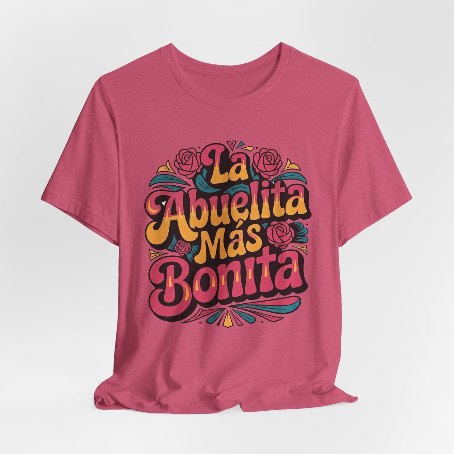 Groovy Art La Abuelita Mas Bonita Shirt, Abuelita Gift, Latina Grandmother Gift,  Abuela Birthday Gift, Mother's Day Abuela