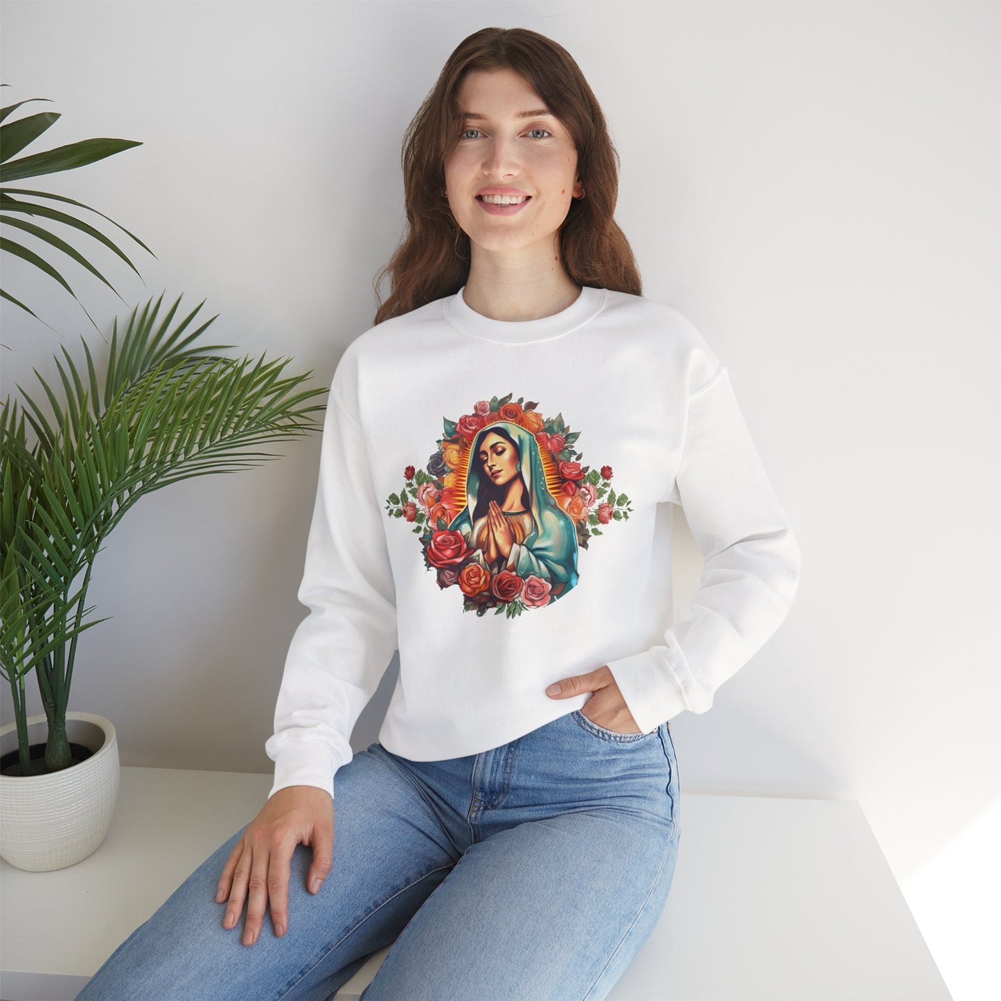 Guadalupe Sweatshirt | Virgen de Guadalupe Sudadera | Latina Empowerment Shirt