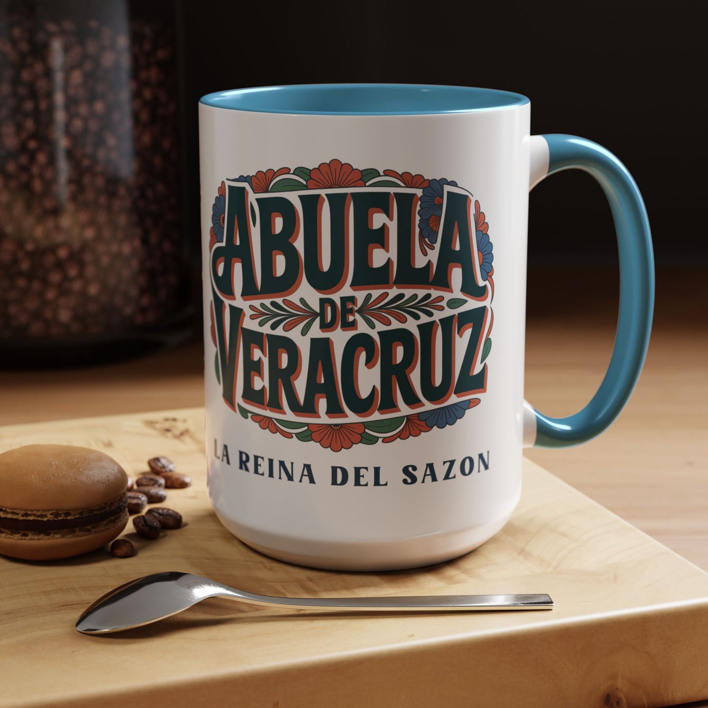 Abeula De Veracruz Mug - Best Abuela Ever Coffee Cup | Latino Family Gift | Hispanic Grandma Mug | Abuelita Regalo