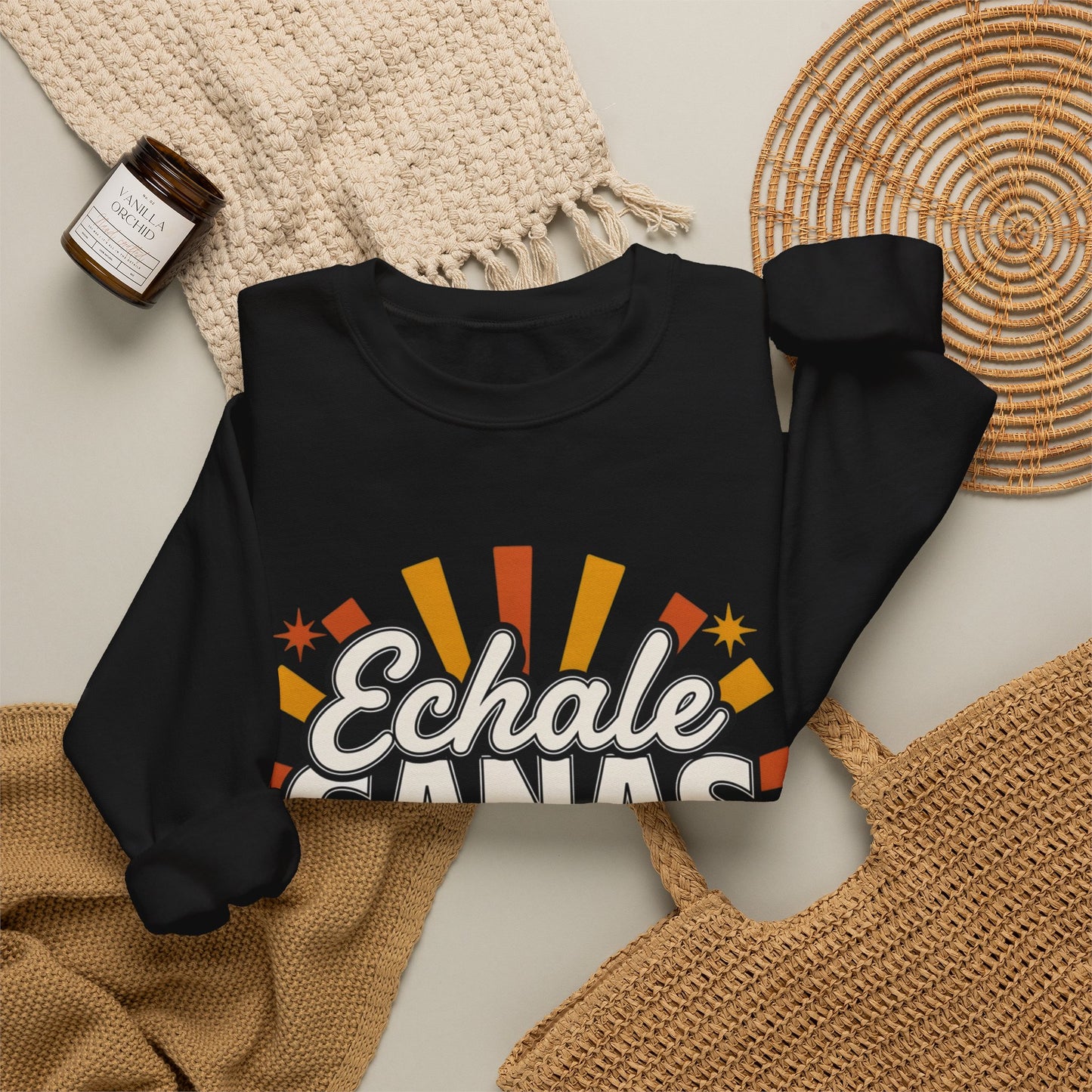 Echale Ganas Sweatshirt - Latina Pride Gift - Spanish Motivational Pullover - Regalos Para Mujer - Latina Power Hoodie