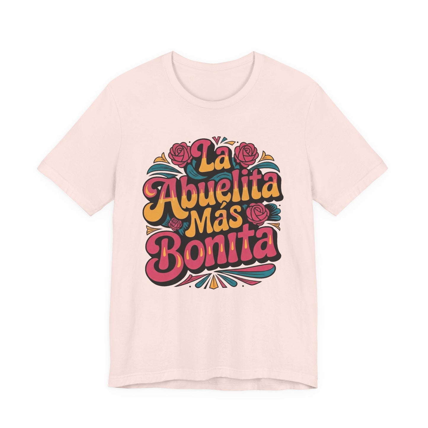 Groovy Art La Abuelita Mas Bonita Shirt, Abuelita Gift, Latina Grandmother Gift,  Abuela Birthday Gift, Mother's Day Abuela