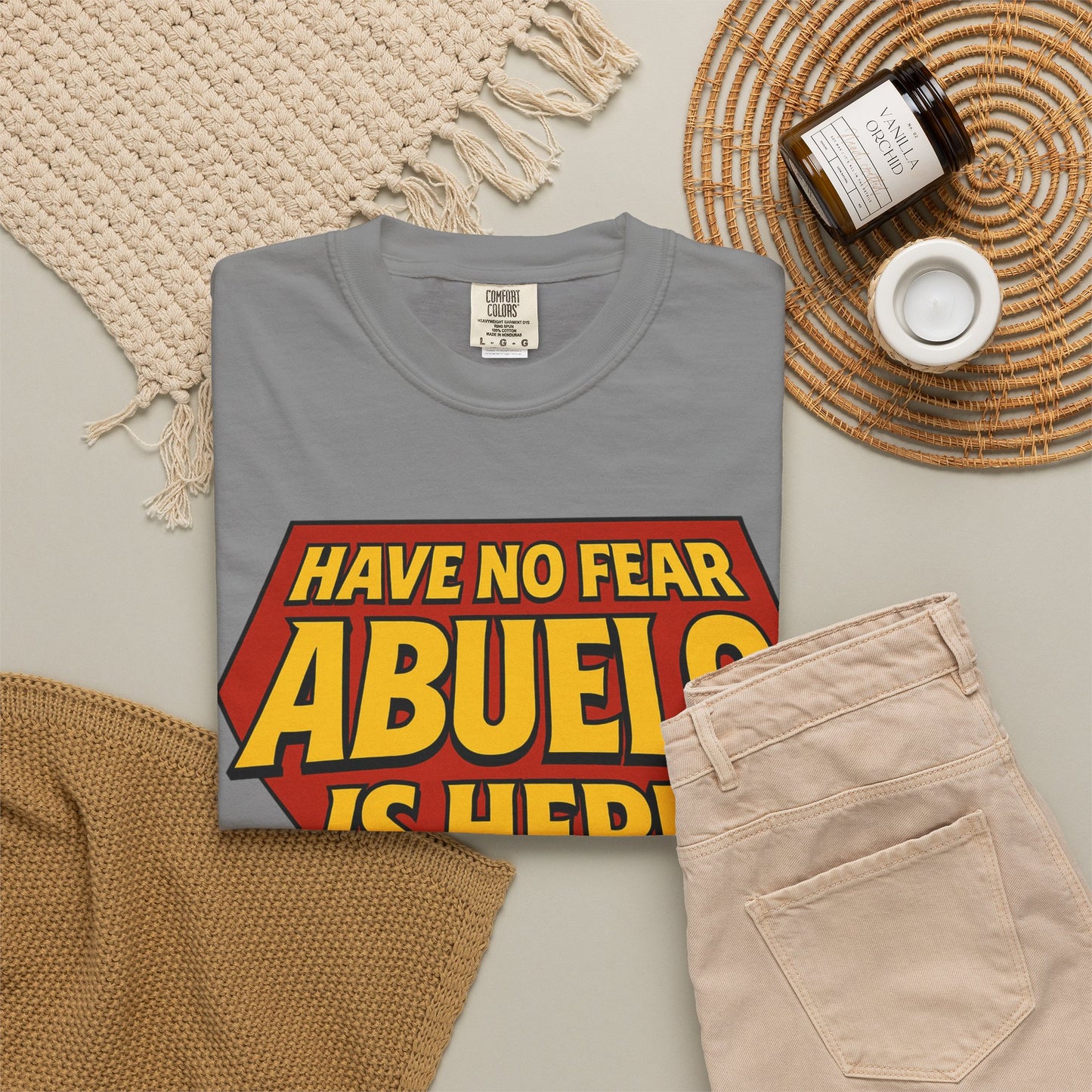 Have No Fear Abuelo is Here Shirt | Gift for Abuelo Tee