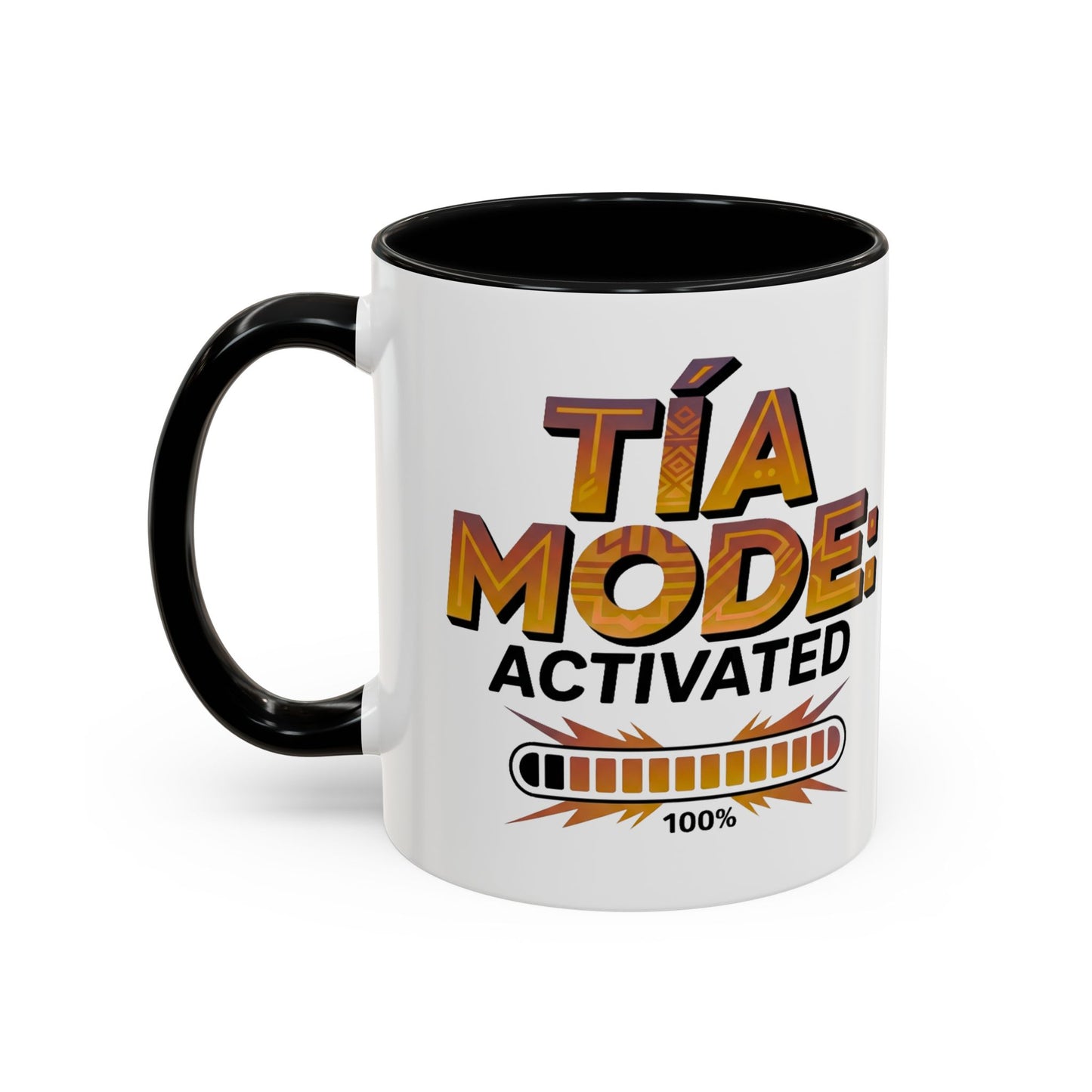 Tia Mode Activated Mug - Best Tia Ever Coffee Cup - Latino Family Gift - Tia Regalo - Spanish Aunt Gift - Mi Tia Favorita