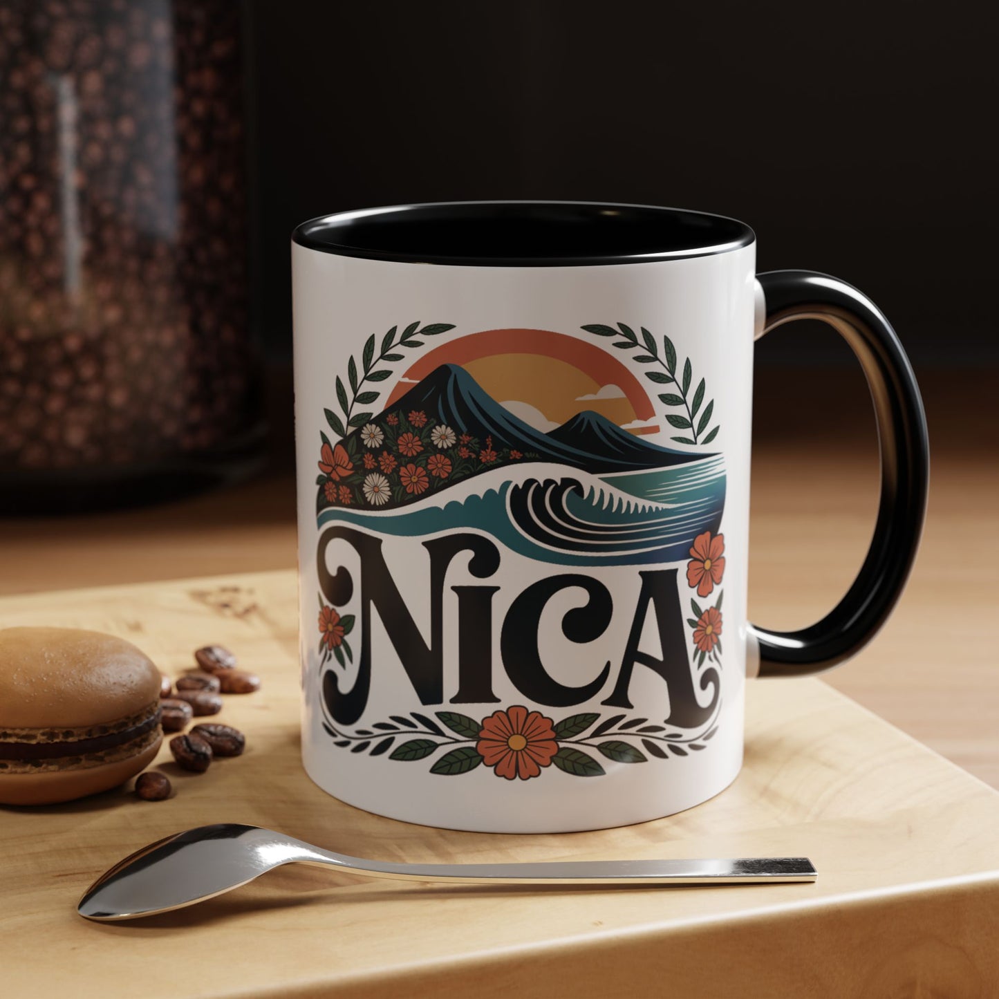 Nicaragua Mug - Nica Pride Coffee Cup Gift | Pinolero Amor Central America Hispanic Pride Managua Souvenir